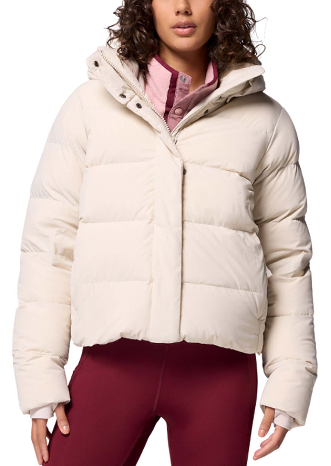 Columbia Women's Amaze Puff Hooded Jacket Dark Stone
