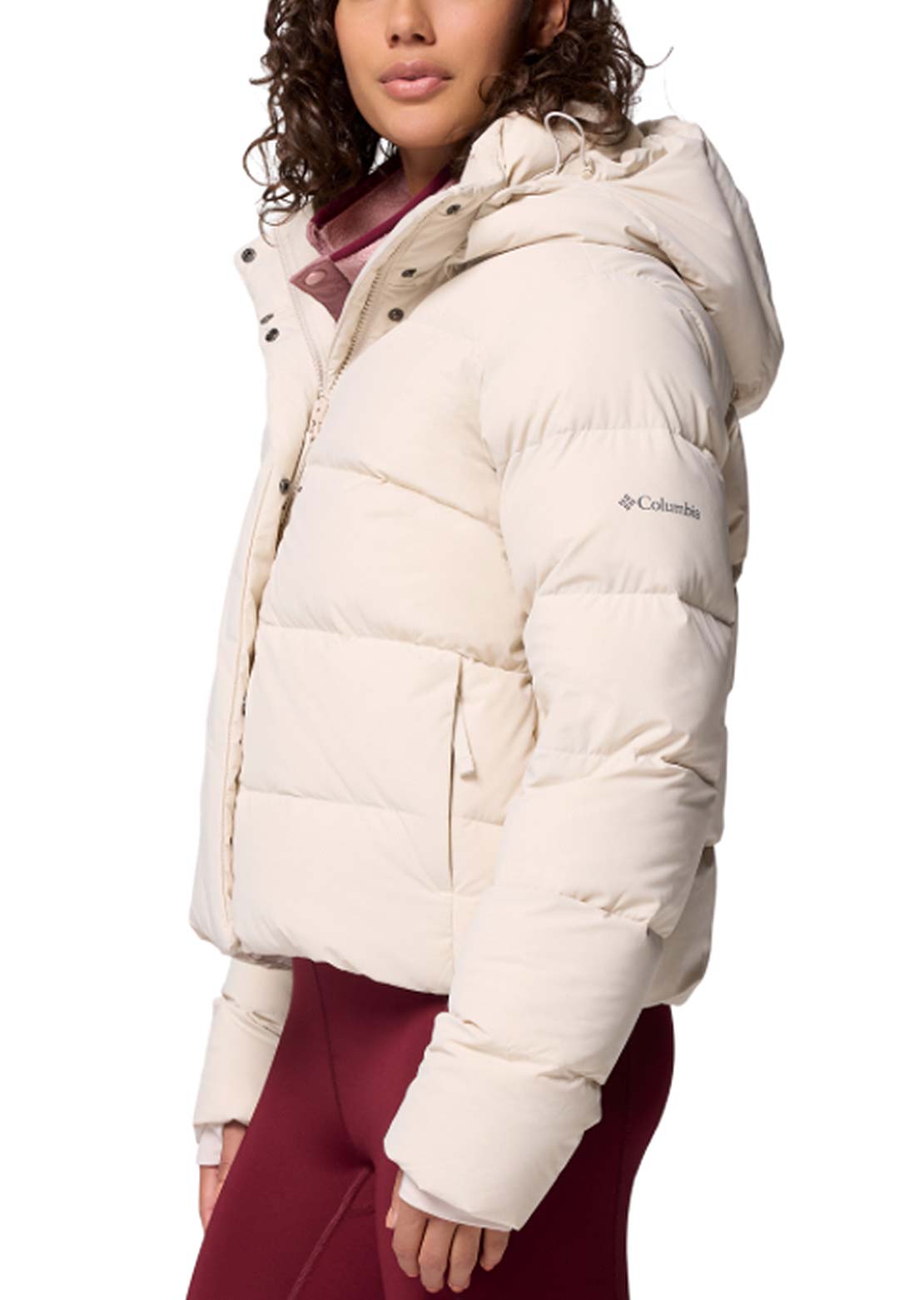 Columbia Women's Amaze Puff Hooded Jacket Dark Stone