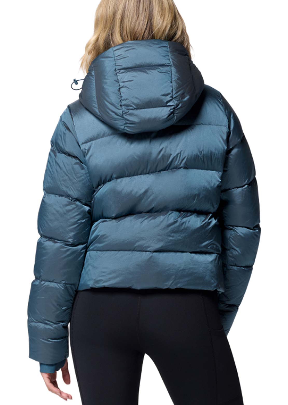 Columbia Women's Amaze Puff Hooded Jacket Everblue High Shine