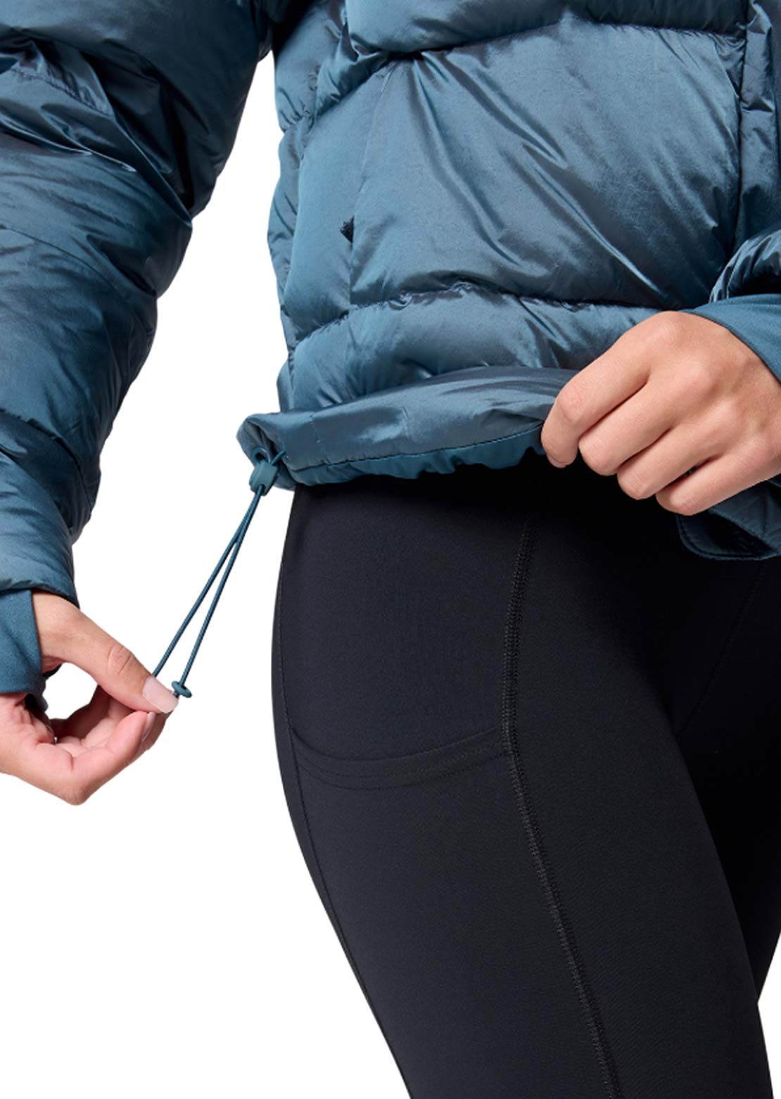 Columbia Women's Amaze Puff Hooded Jacket Everblue High Shine