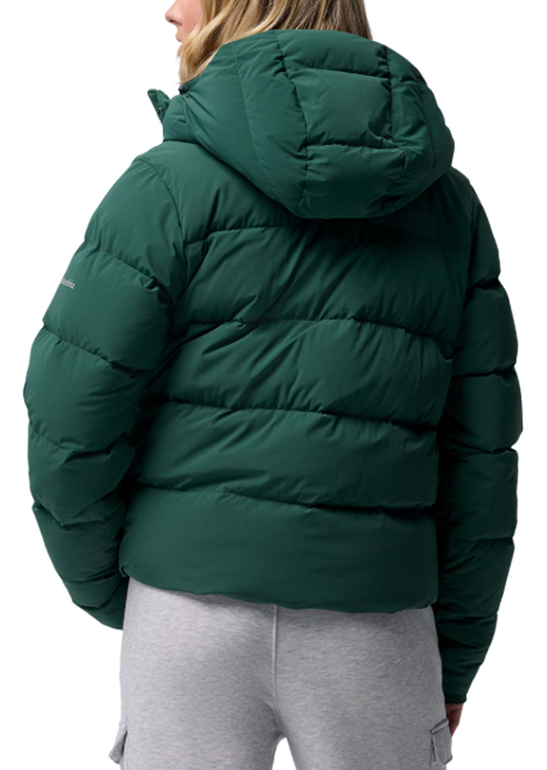 Columbia Women's Amaze Puff Hooded Jacket Rain Forest