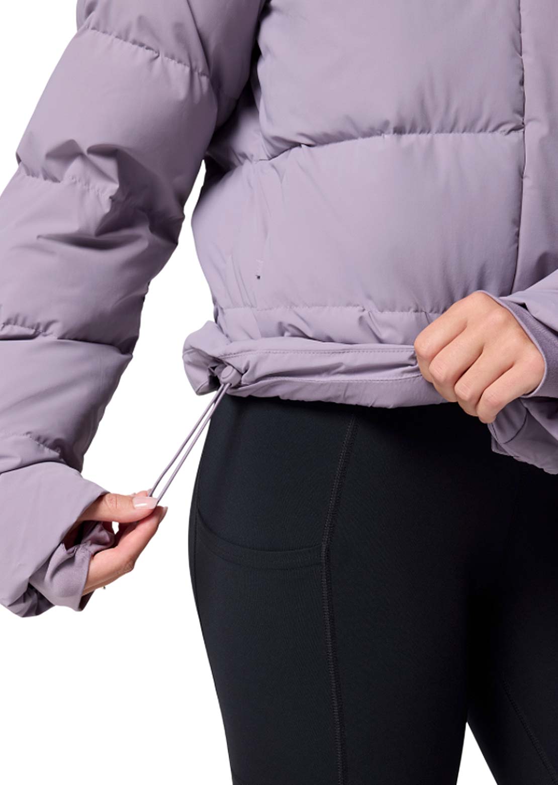 Columbia Women's Amaze Puff Hooded Jacket Shale Purple