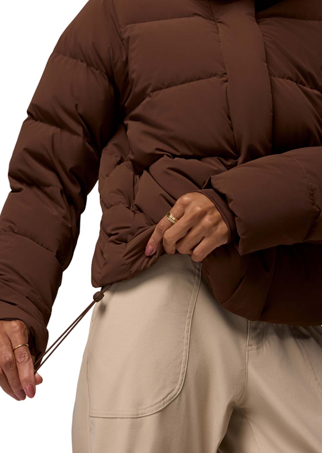Columbia Women's Amaze Puff Hooded Jacket Tobacco