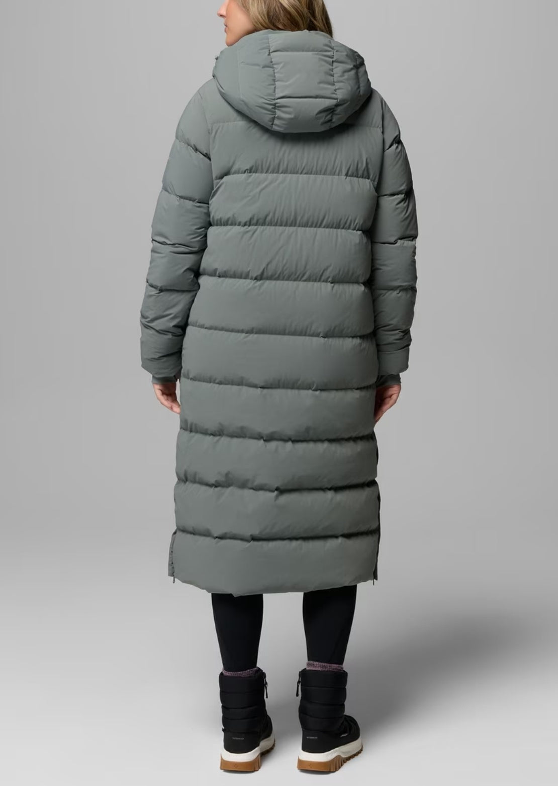 Columbia Women's Amaze Puff Long Hooded Jacket Sedona Sage