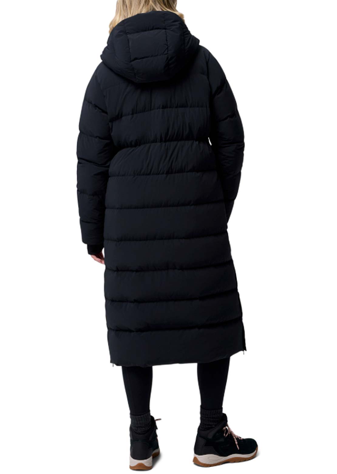 Columbia Women's Amaze Puff Long Hooded Jacket Black