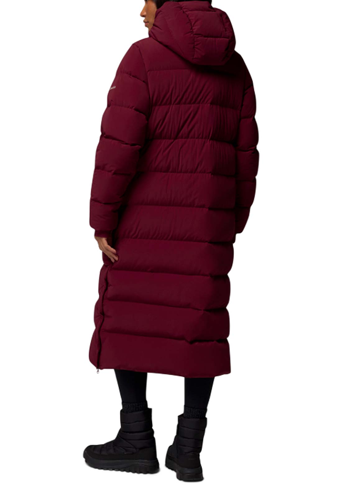 Columbia Women's Amaze Puff Long Hooded Jacket Rich Wine