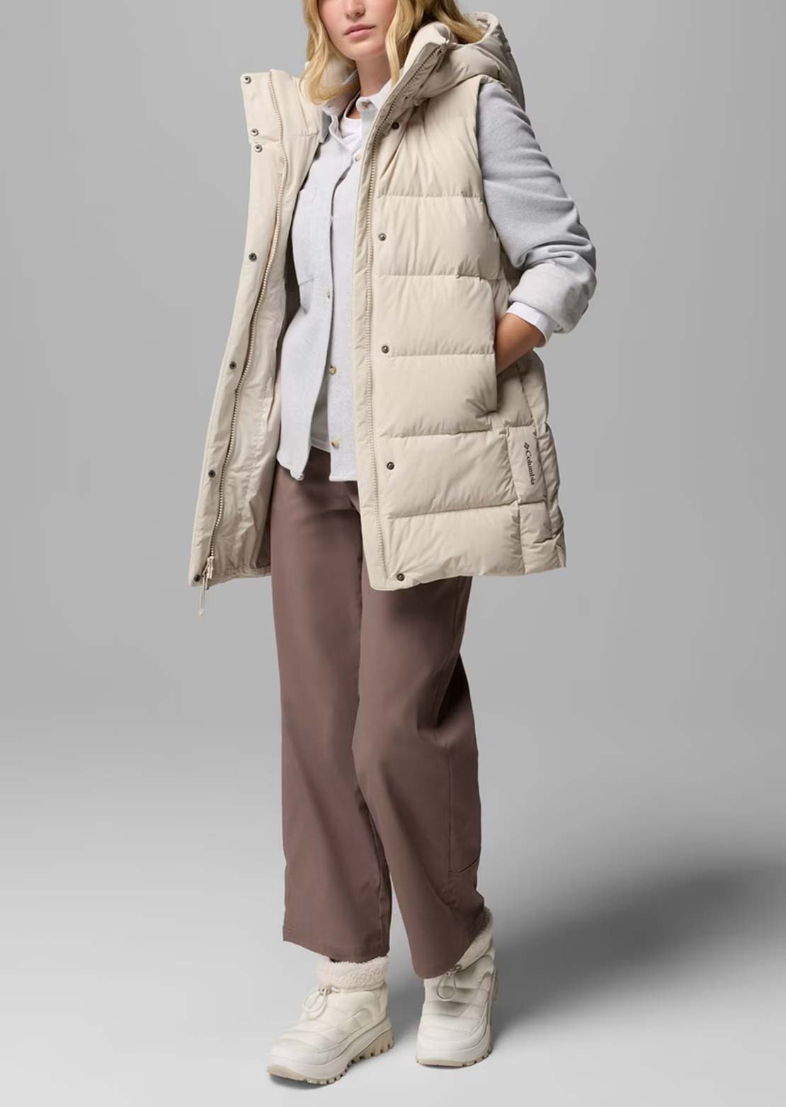 Columbia Women's Amaze Puff Mid Hood Vest