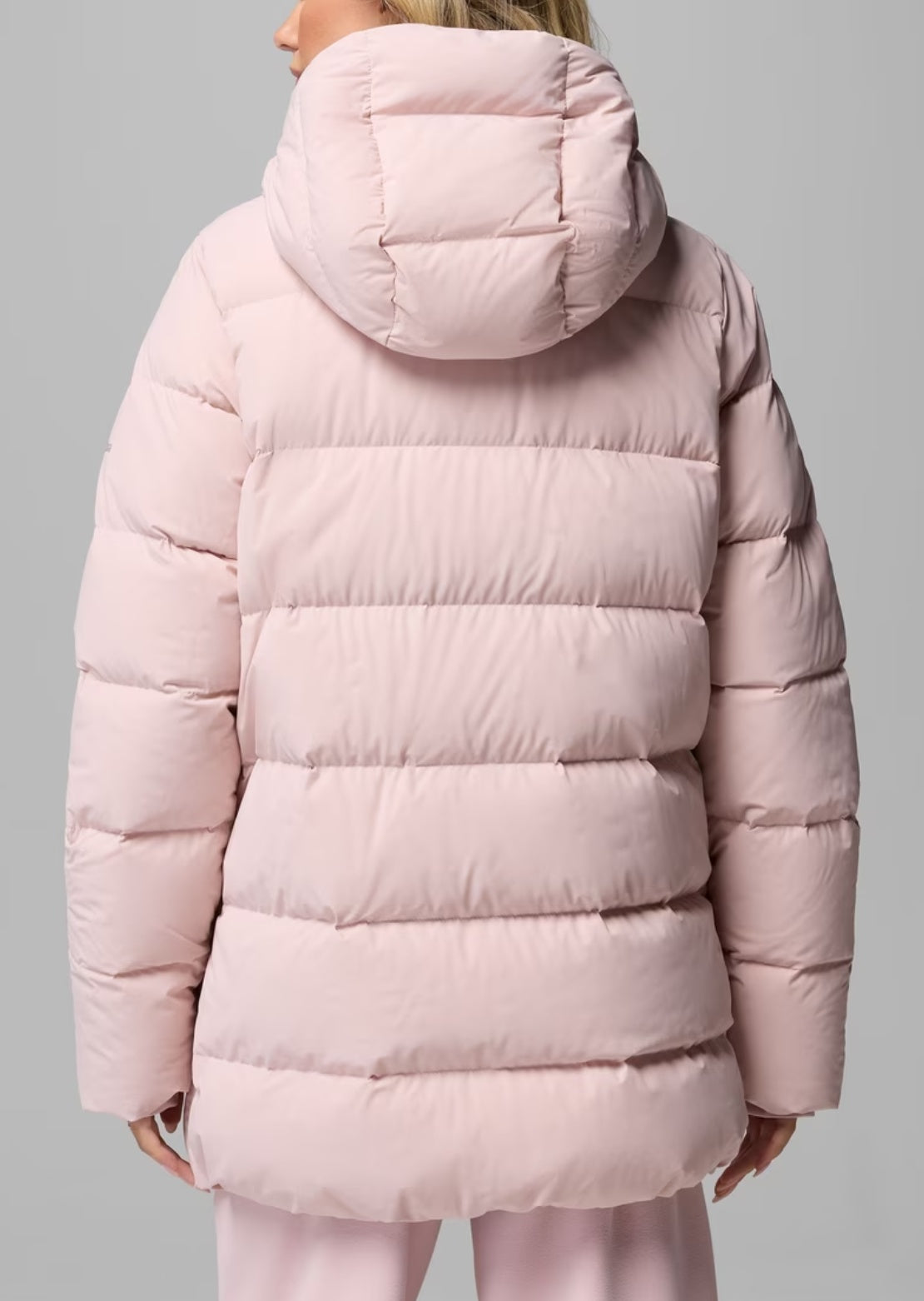 Columbia Women's Amaze Puff Mid Hooded Jacket Mineral Pink