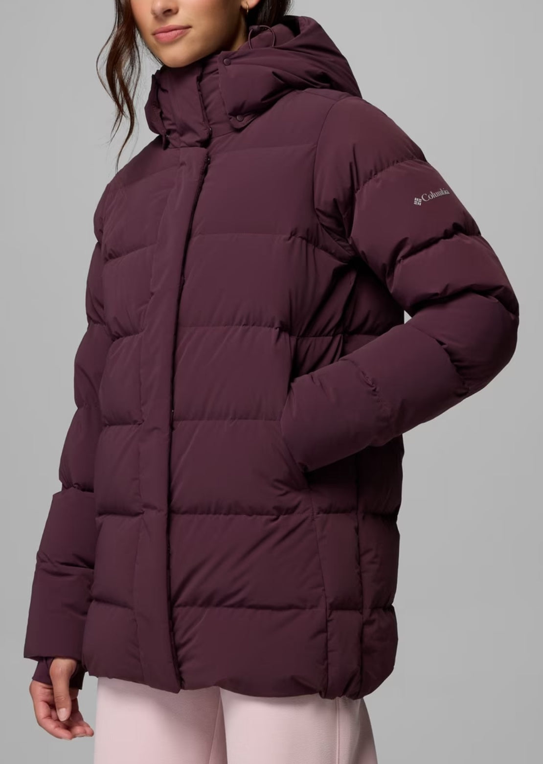 Columbia Women's Amaze Puff Mid Hooded Jacket Moonvista
