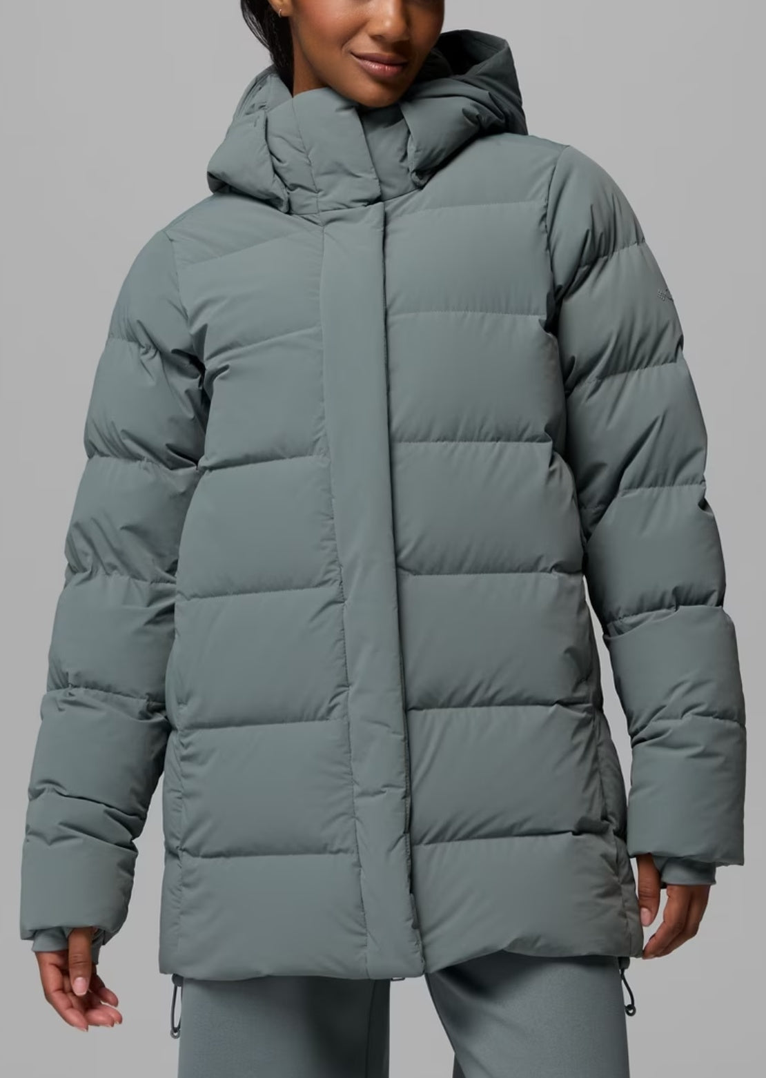 Columbia Women's Amaze Puff Mid Hooded Jacket Sedona Sage
