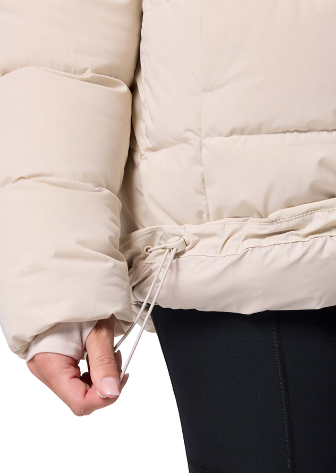 Columbia Women's Amaze Puff Mid Hooded Jacket Dark Stone