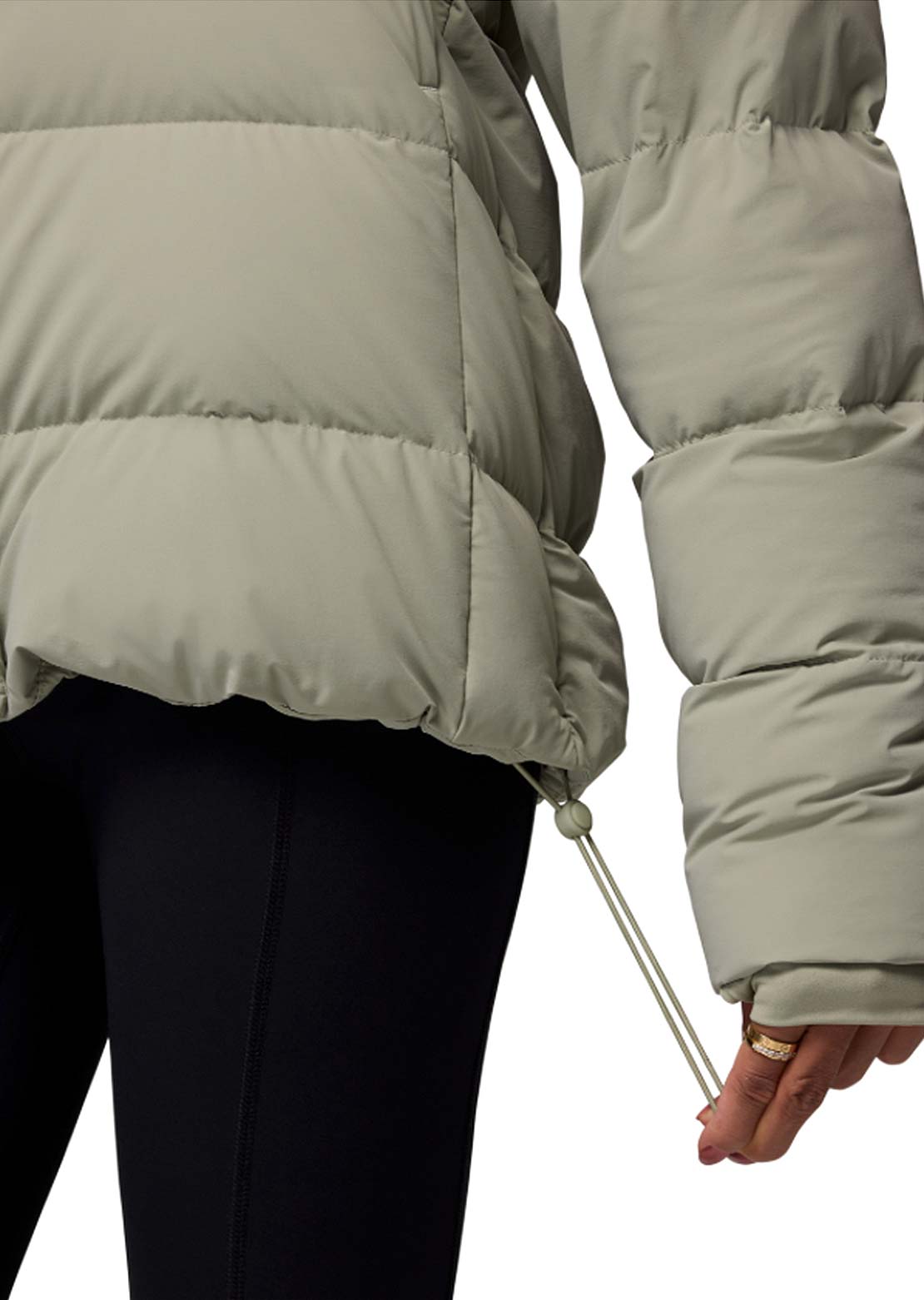 Columbia Women's Amaze Puff Mid Hooded Jacket Safari
