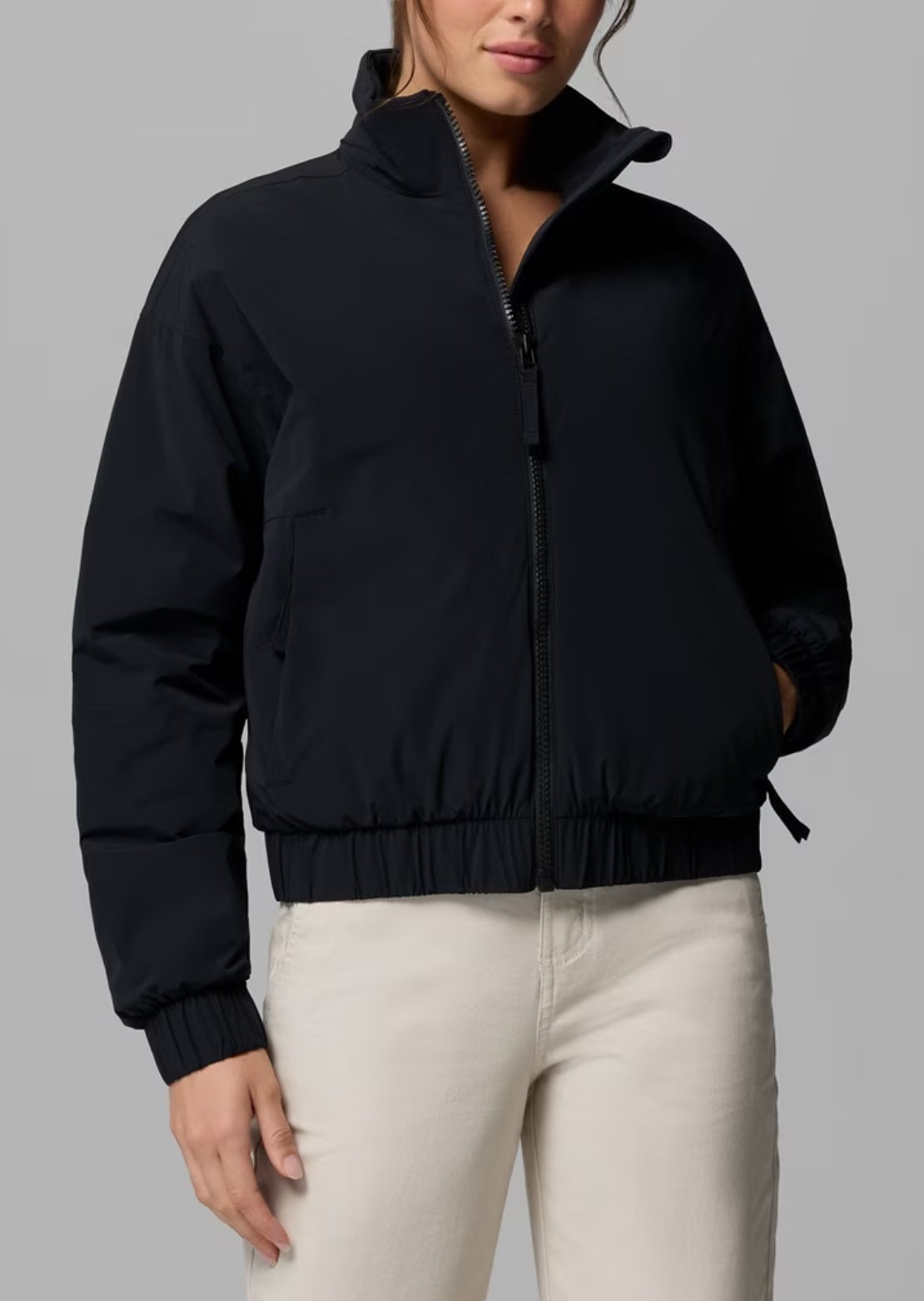 Columbia Women's AmazeStretch Insulated Bomber Jacket Black