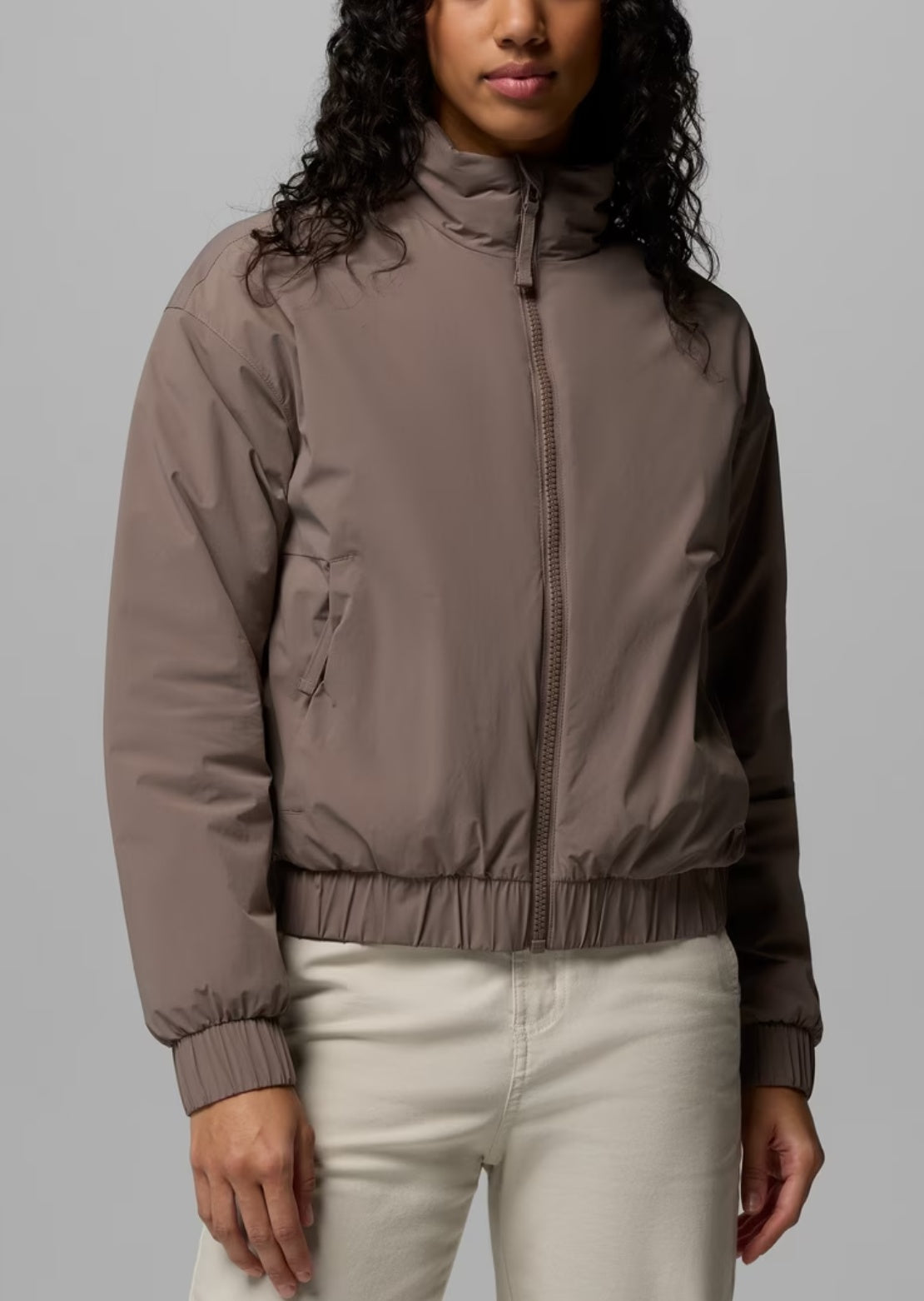 Columbia Women's AmazeStretch Insulated Bomber Jacket Iron