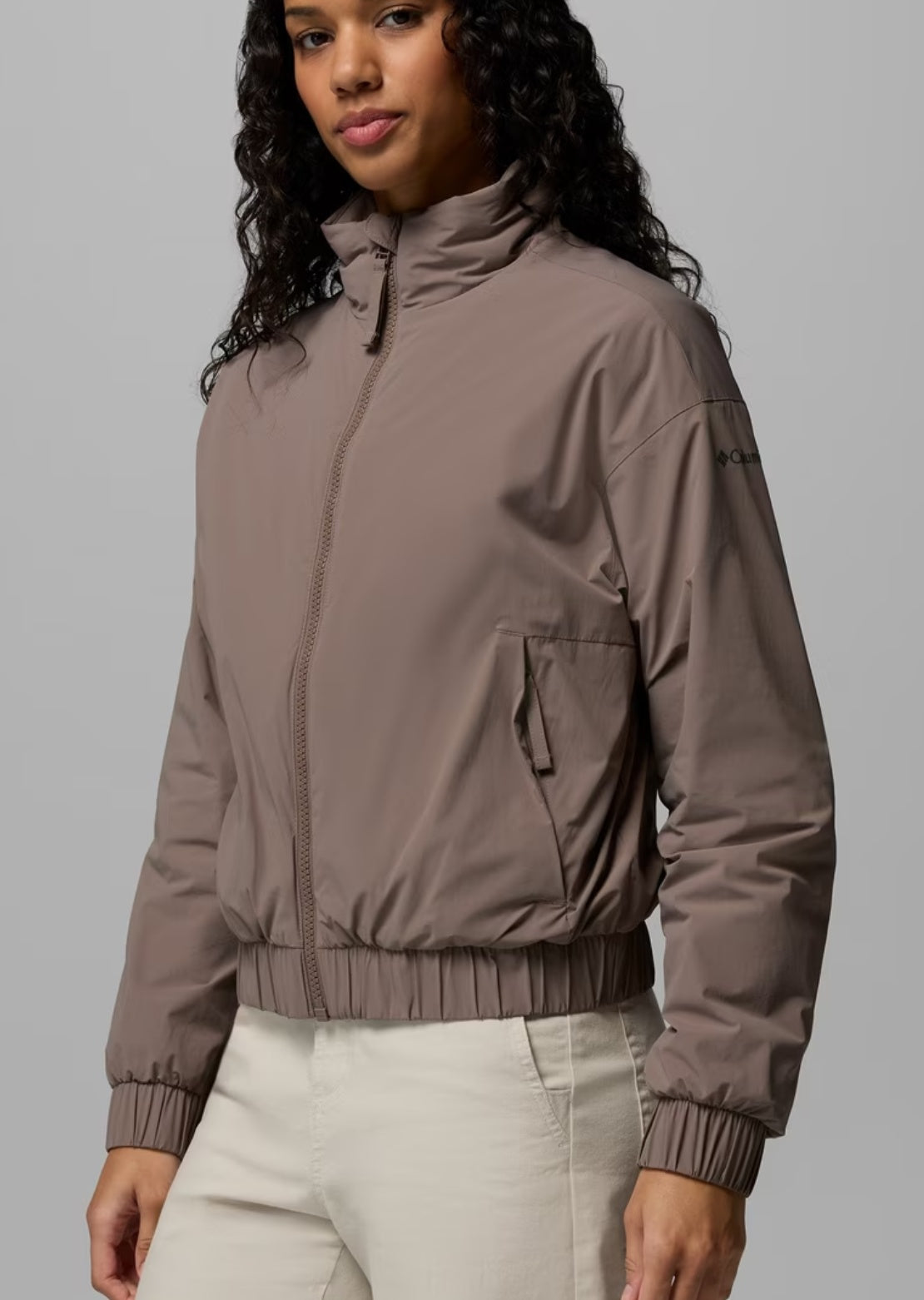 Columbia Women's AmazeStretch Insulated Bomber Jacket Iron