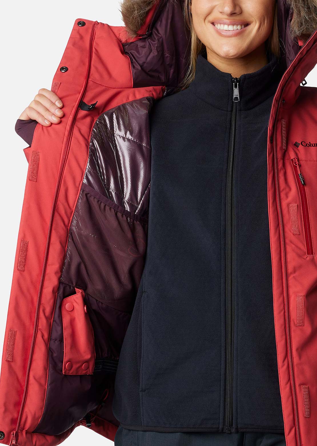 Columbia Women's Ava Alpine II Insulated Jacket Daredevil