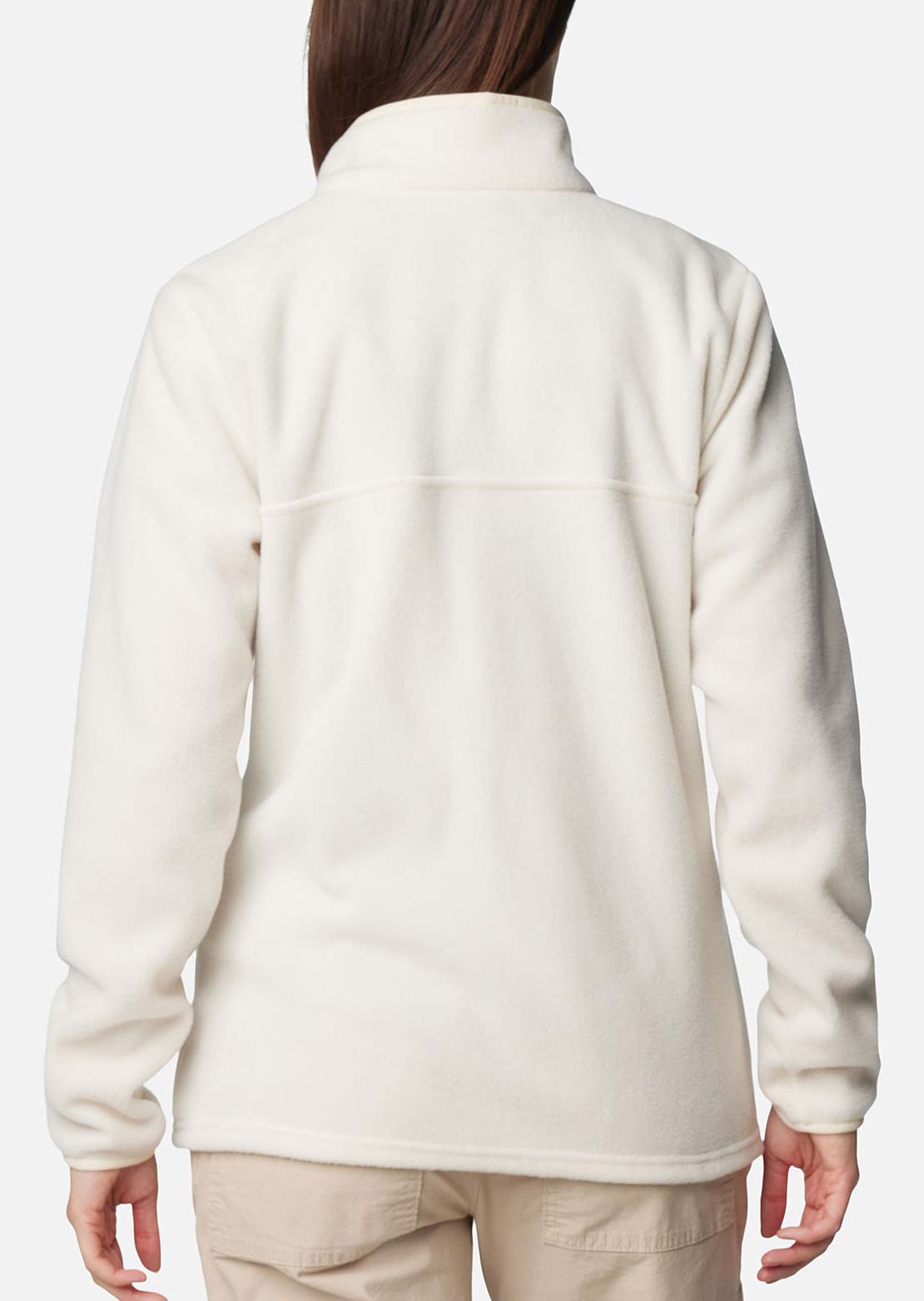 Columbia Women's Benton Springs 1/2 Snap Pull Over II Chalk/Camel Brown