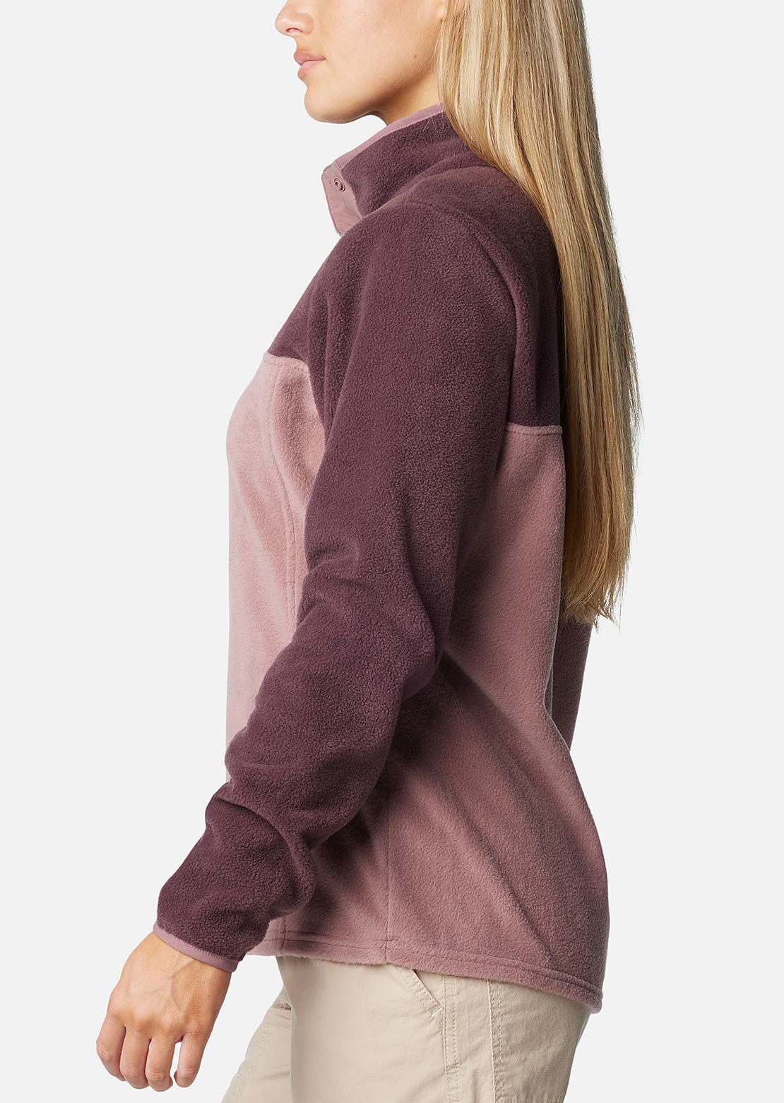 Columbia Women's Benton Springs 1/2 Snap Pull Over II Moonvista/Fig