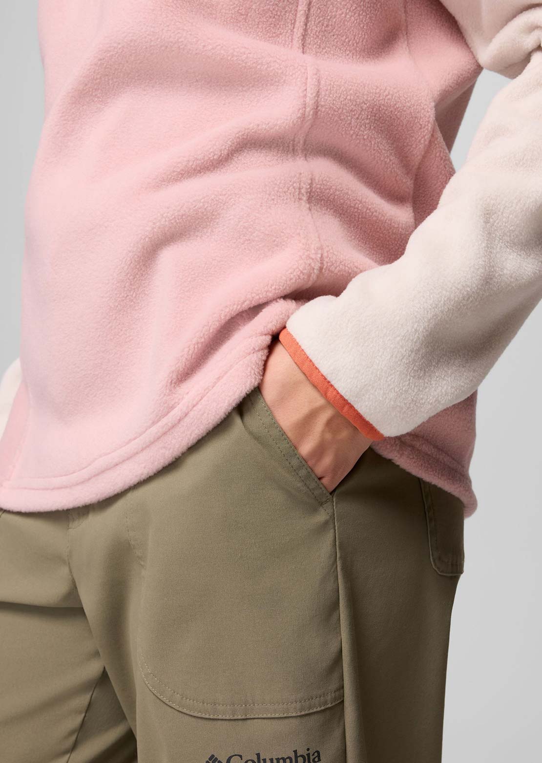 Columbia Women's Benton Springs 1/2 Snap Pull Over II Eraser Pink