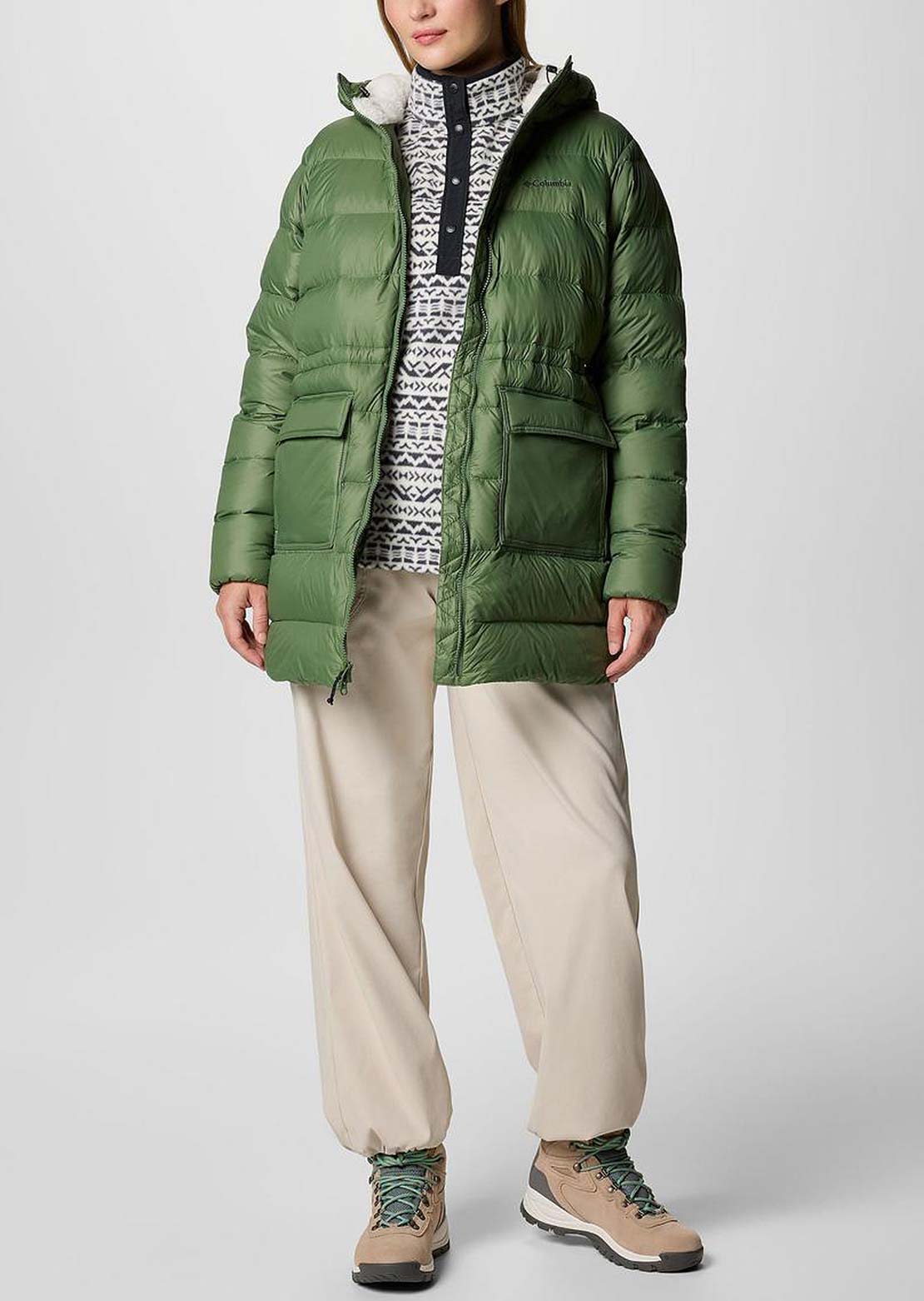 Columbia Women's Harmony Falls Mid Down Jacket Canteen