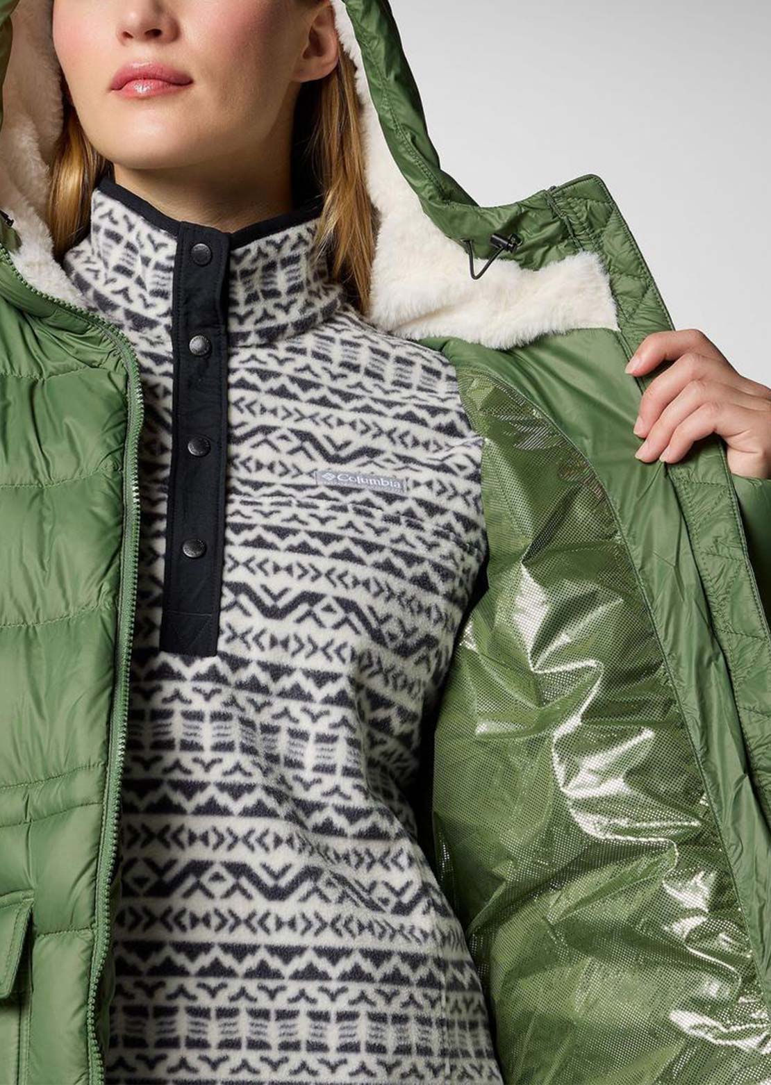 Columbia Women's Harmony Falls Mid Down Jacket Canteen
