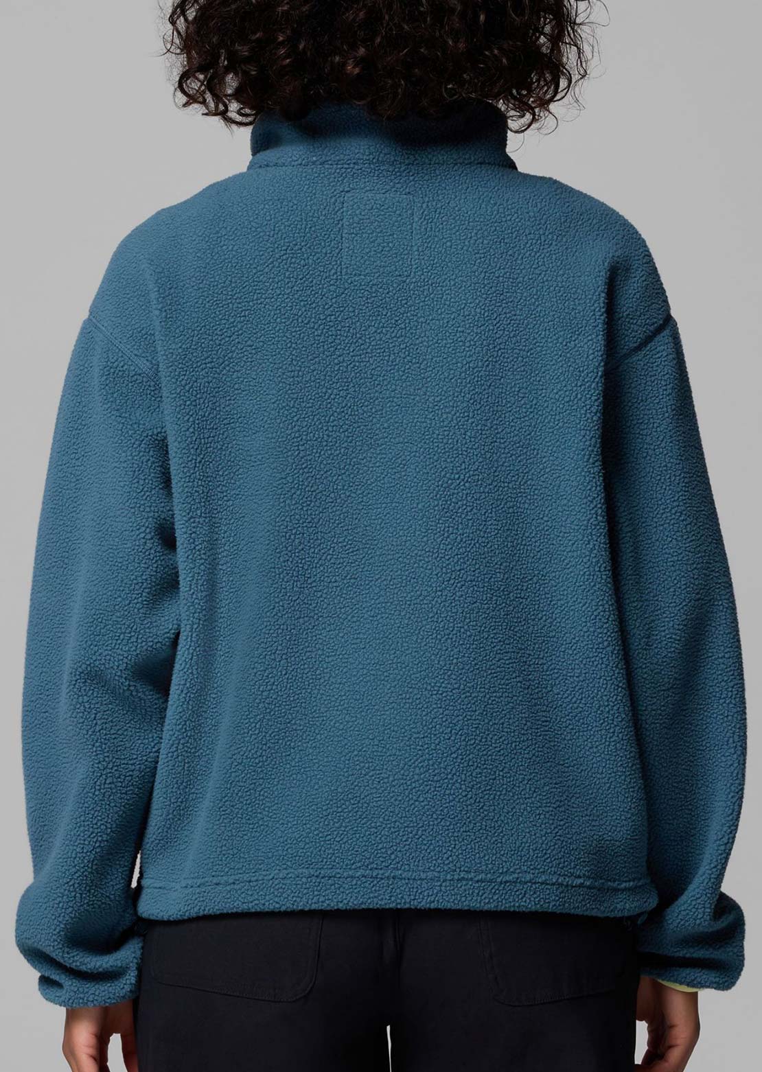 Columbia Women's Helvetia II Cropped Half-Snap Fleece Everblue/Crushed Blue/Citron Haze