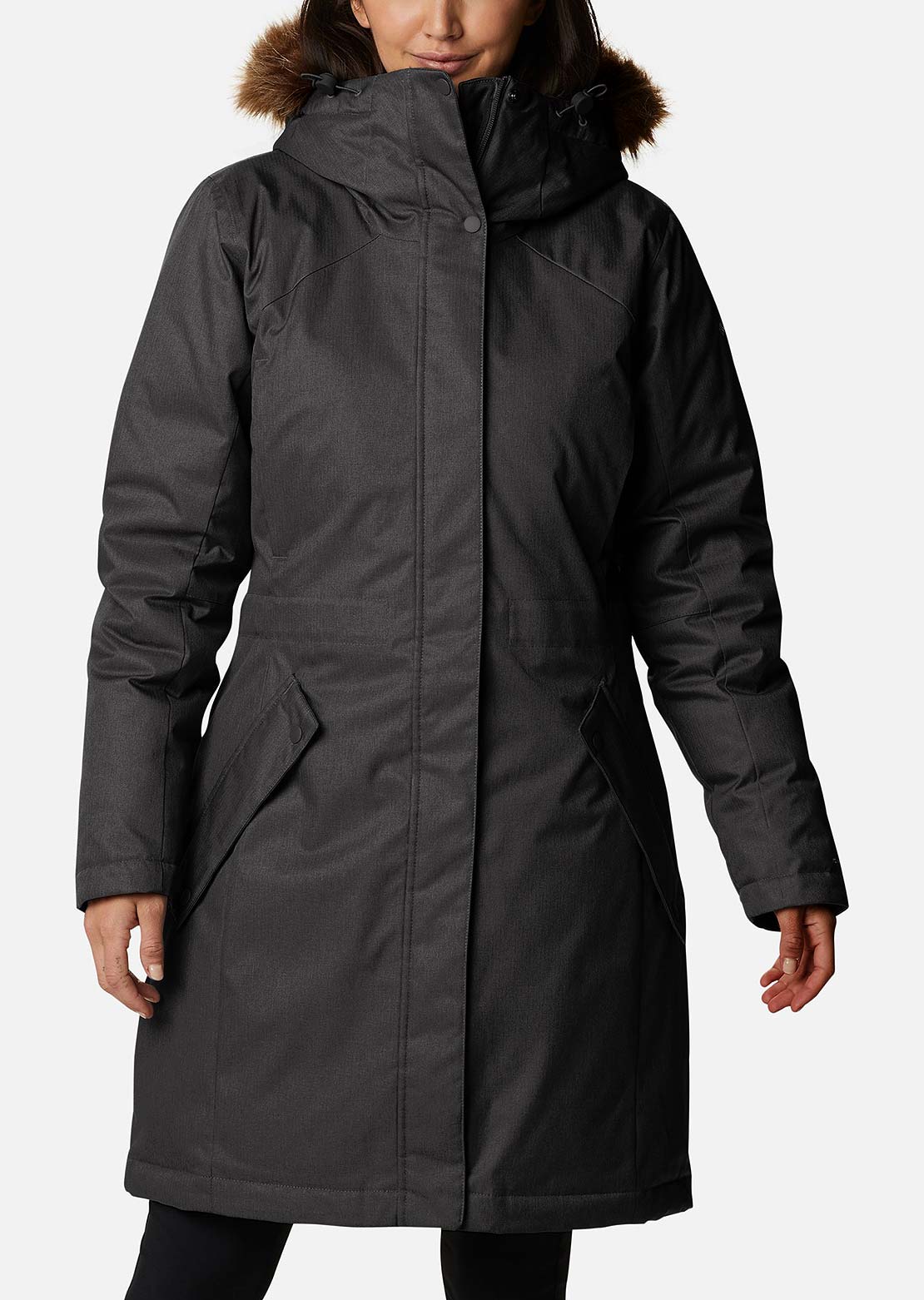 Columbia Women's Juniper Ridge Down Parka Jacket Black