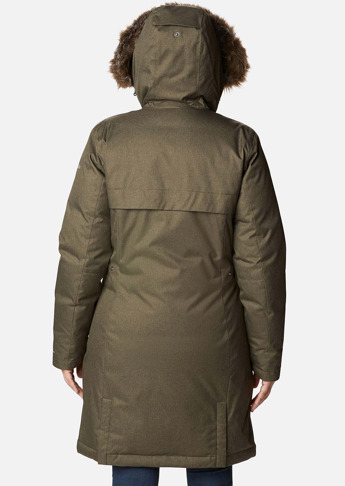 Columbia Women's Juniper Ridge Down Parka Jacket Olive Green