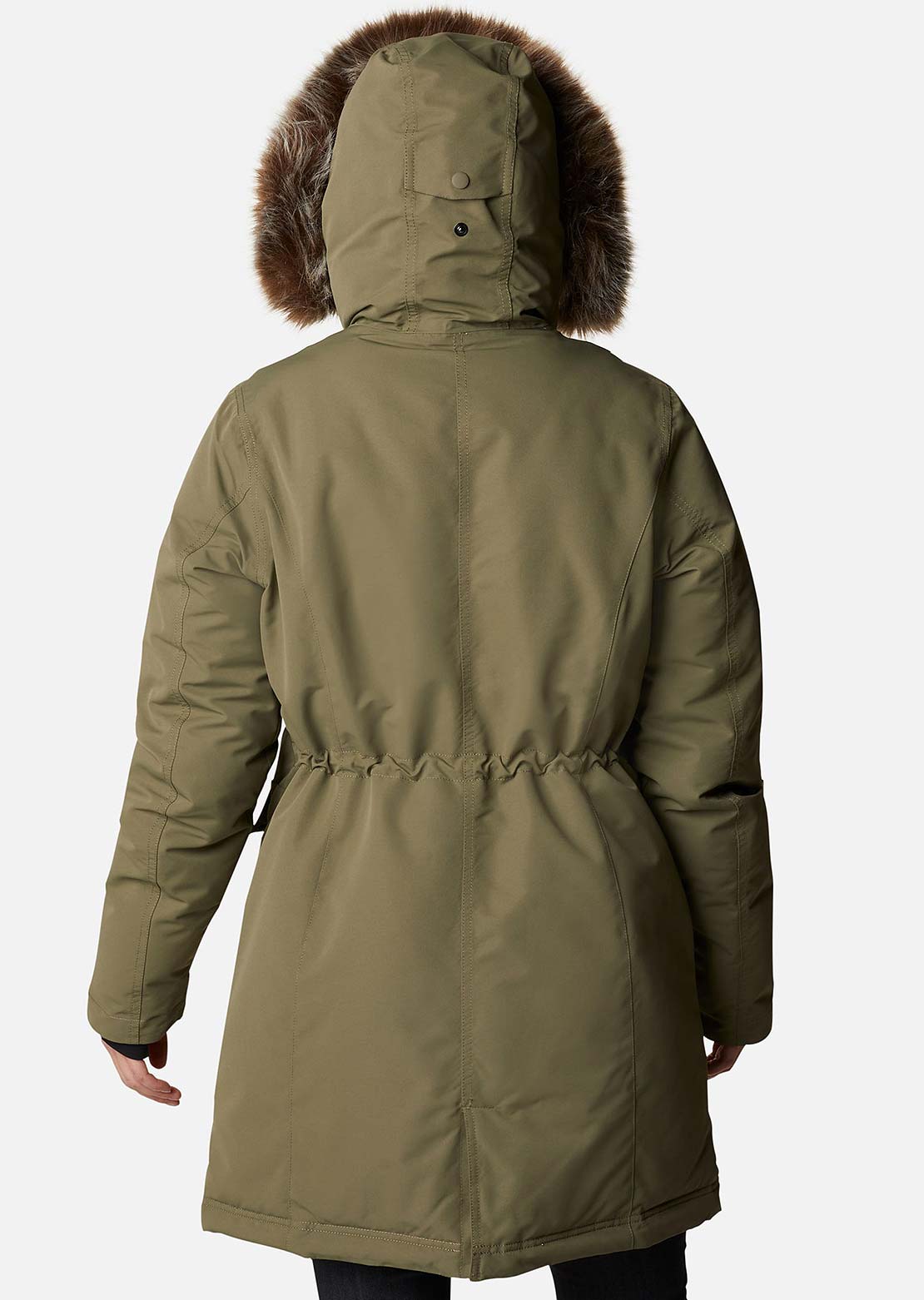 Columbia Women's Little Si II Insulated Parka Jacket Stone Green