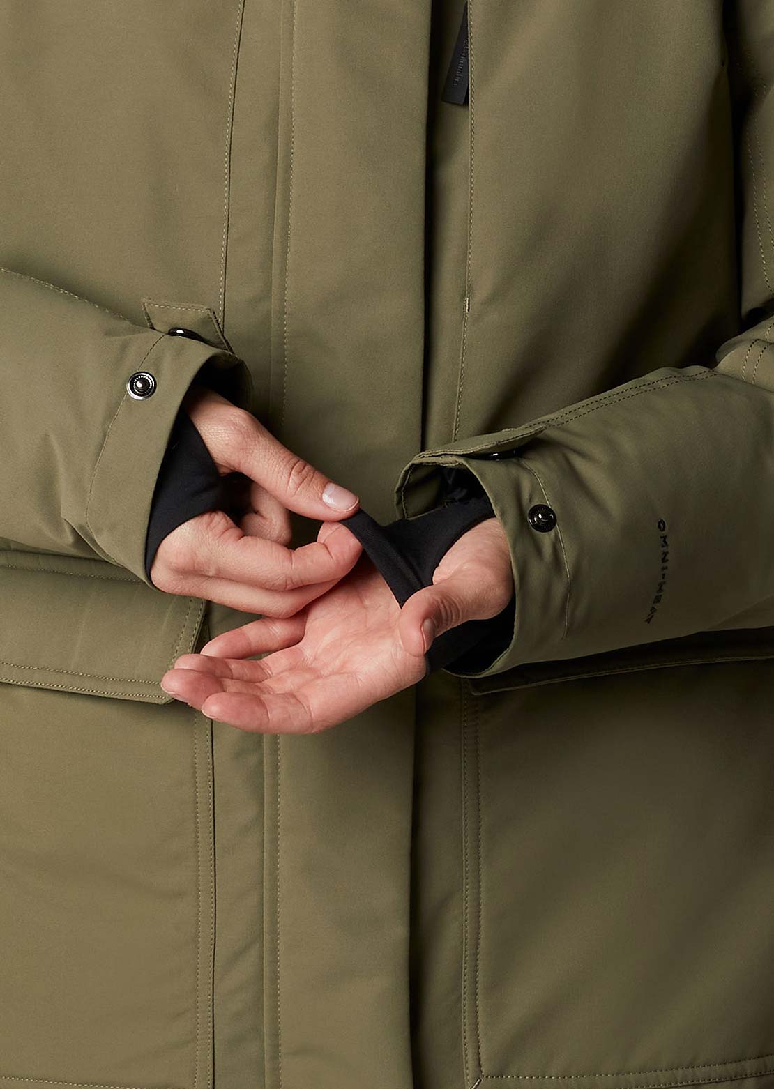 Columbia Women's Little Si II Insulated Parka Jacket Stone Green