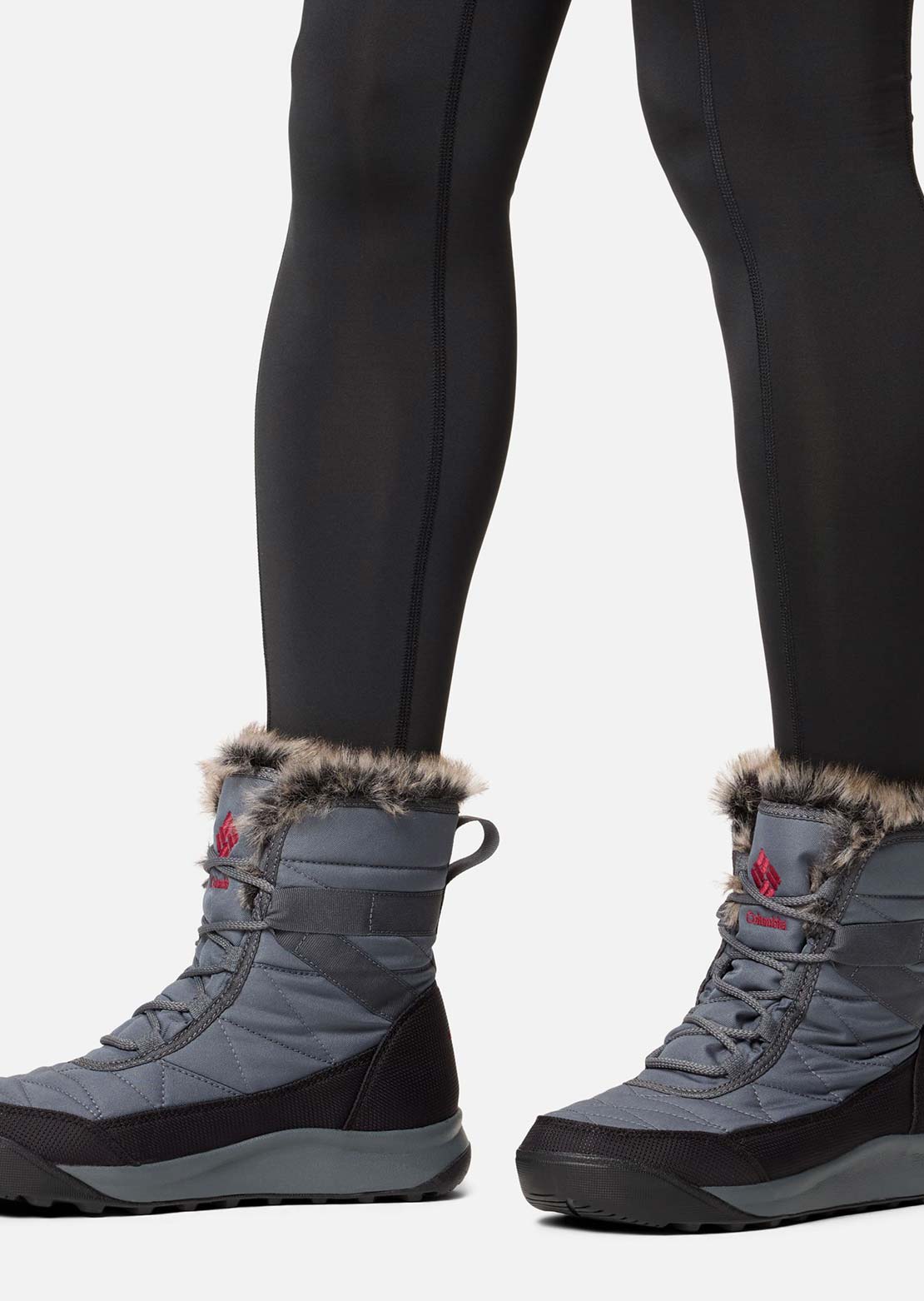 Columbia Women's Minx Shorty IV Winter Boots Graphite/Pomegranate