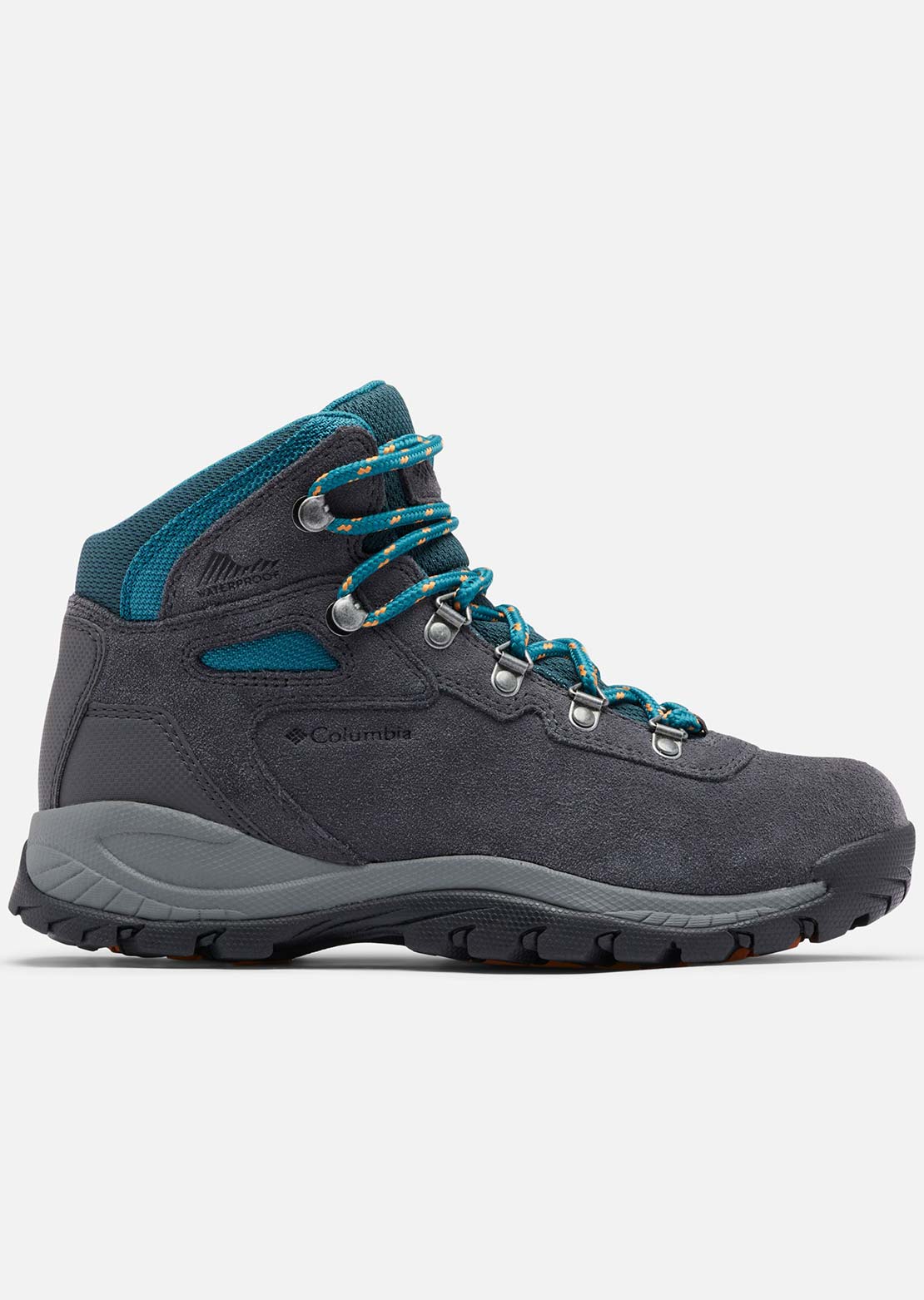 Columbia Women's Newton Ridge Plus Waterproof Amped Hiking Boots Shark/River Blue