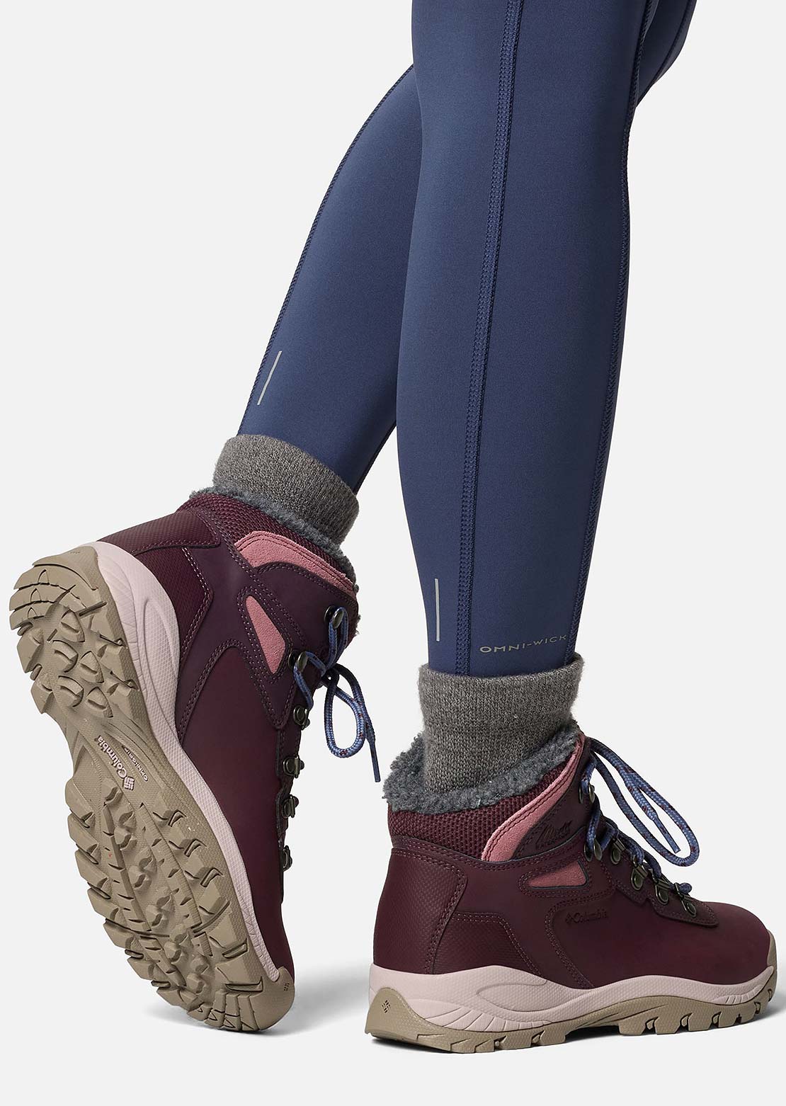 Columbia Women's Newton Ridge Waterpoof Omni-heat II Hiking Boots Moonvista/Vapor