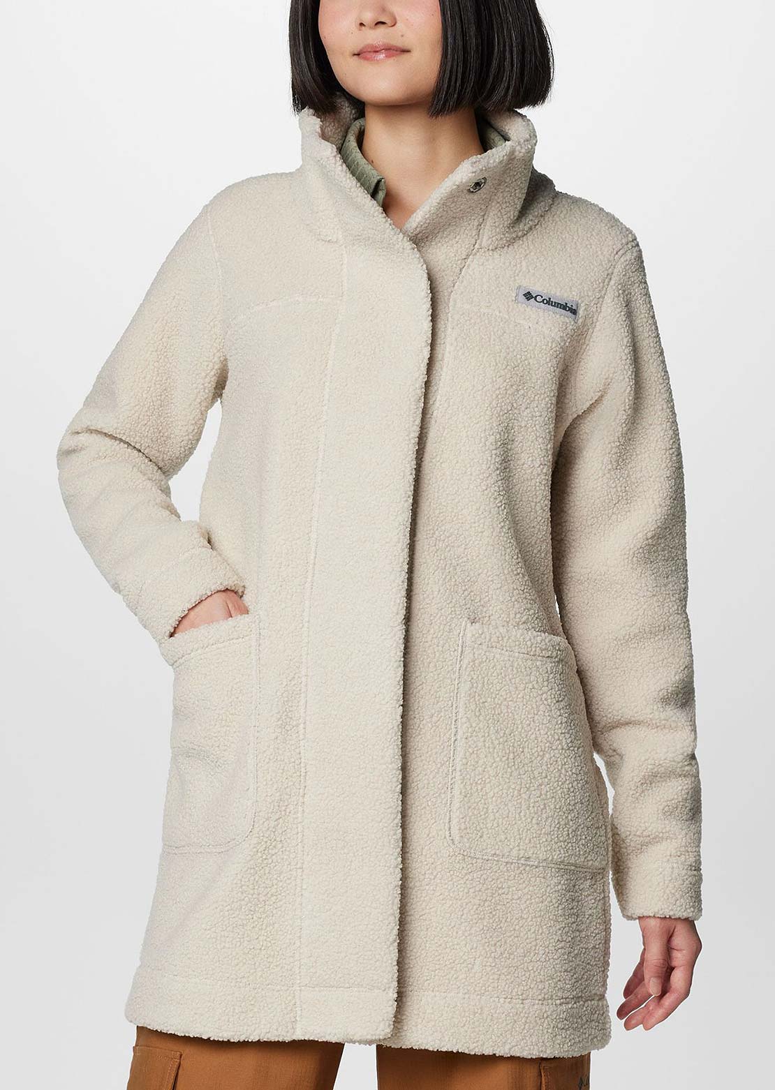 Columbia Women's Panorama Long Jacket Dark Stone