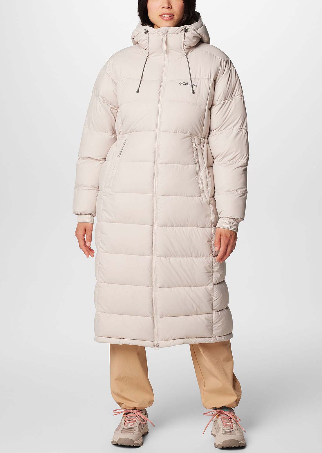 Columbia Women&#39;s Pike Lake II Long Jacket Dark Stone