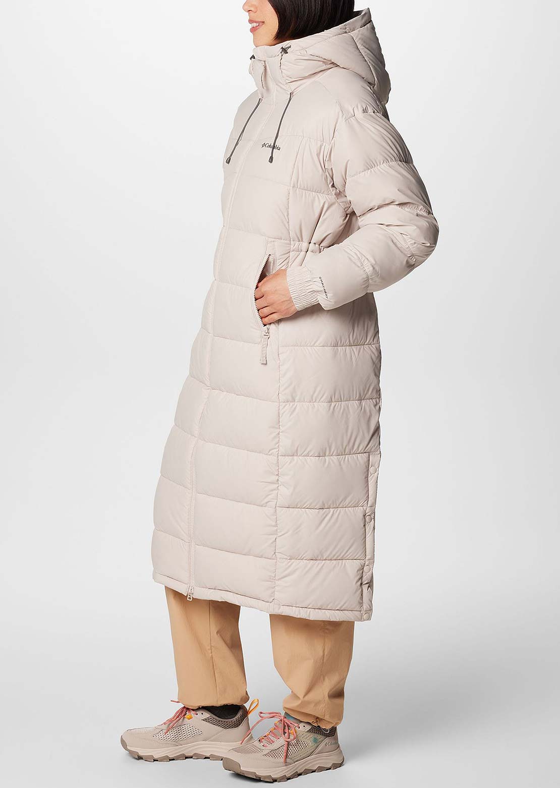 Columbia Women&#39;s Pike Lake II Long Jacket Dark Stone