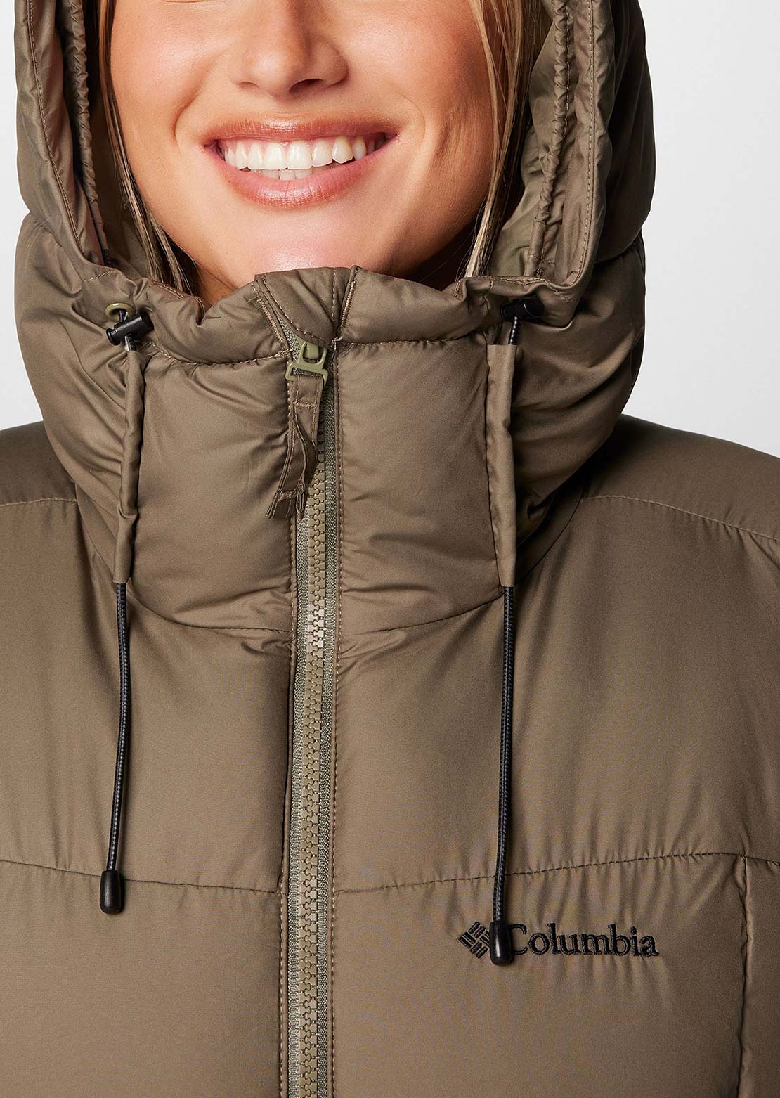 Columbia Women's Pike Lake Long Vest Stone Green