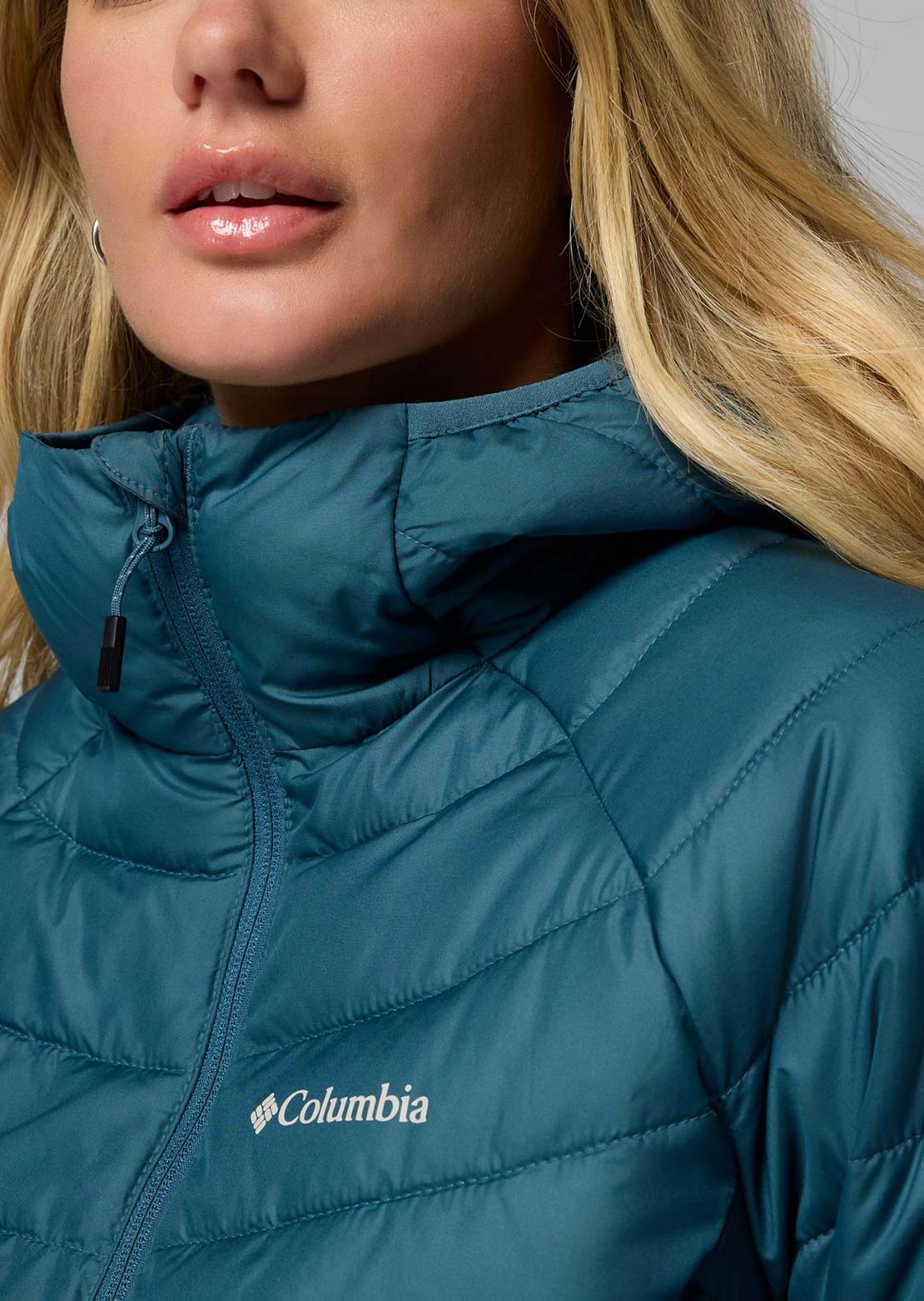 Columbia Women's Powder Lite II Hooded Jacket Everblue