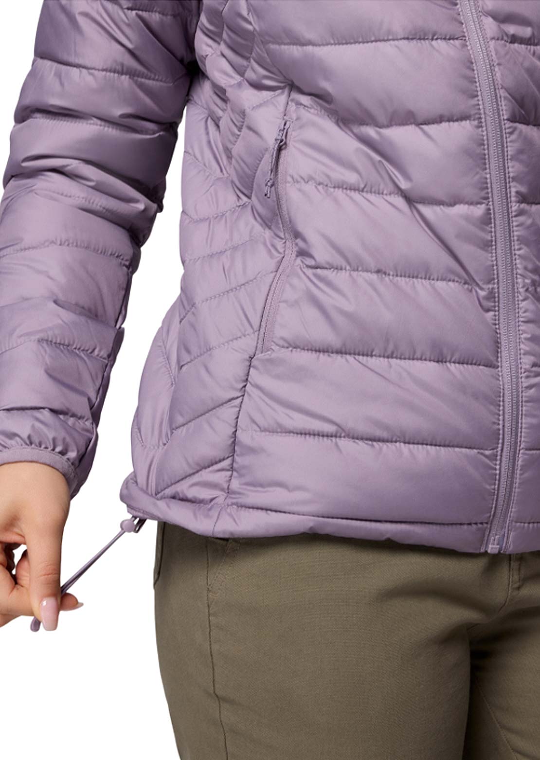 Columbia Women's Powder Lite II Hooded Jacket Shale Purple