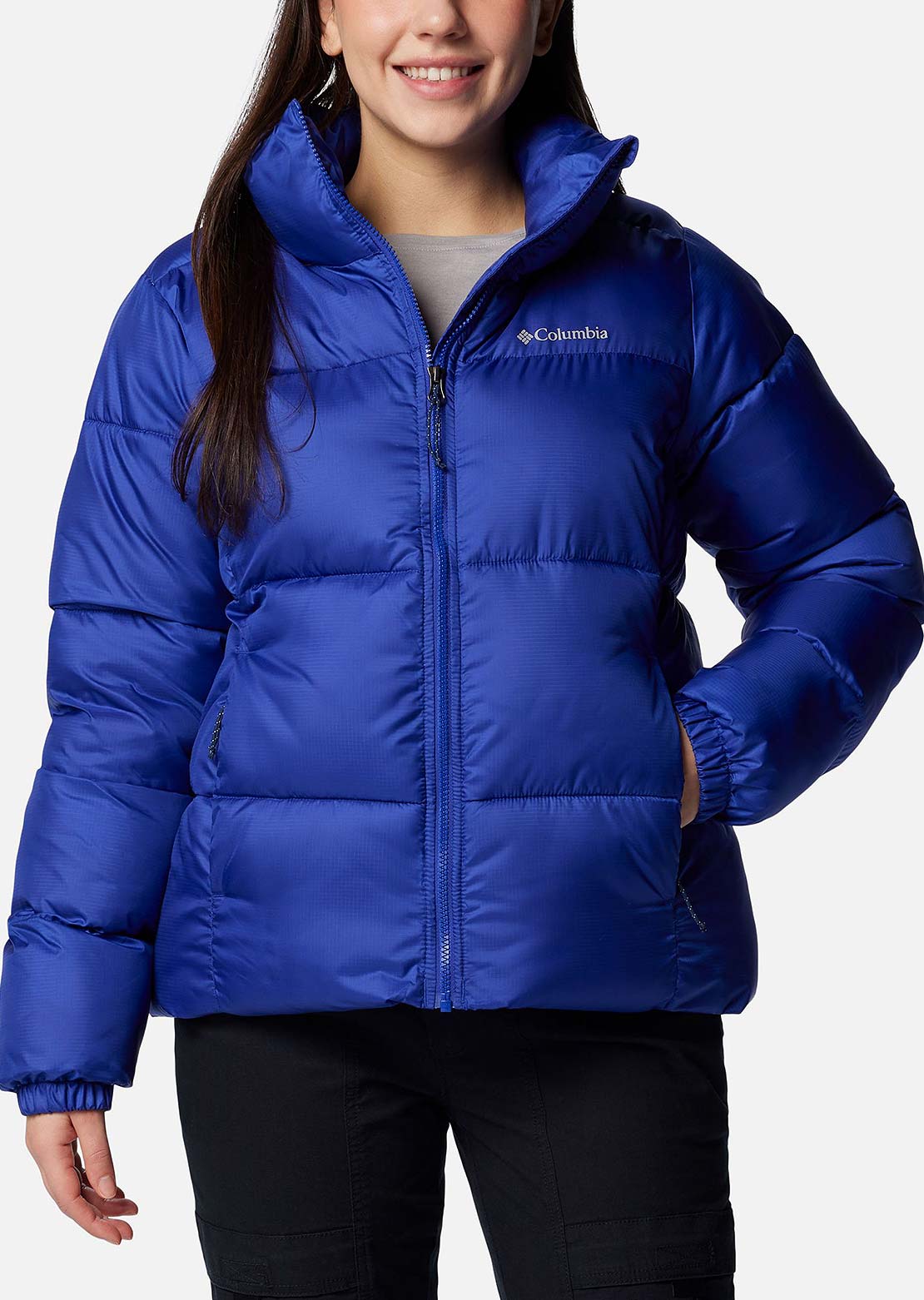Columbia Women's Puffect II Full Zip Jacket Clematis Blue