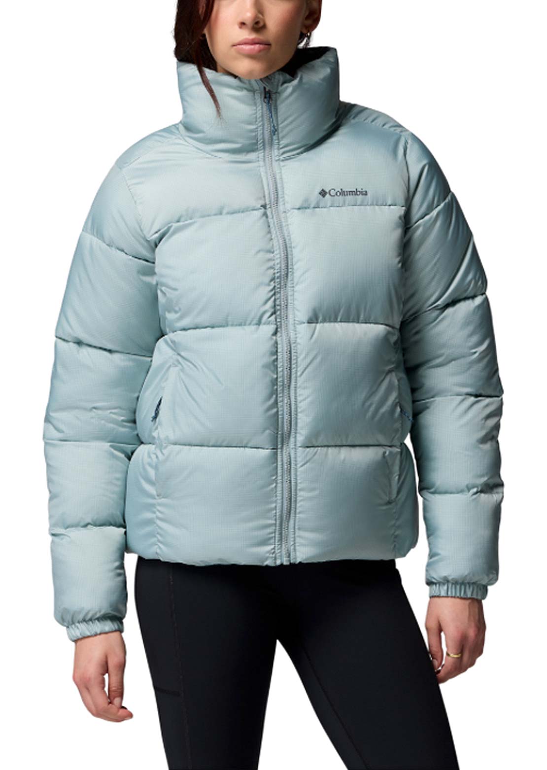 Columbia Women's Puffect II Full Zip Jacket Crushed Blue