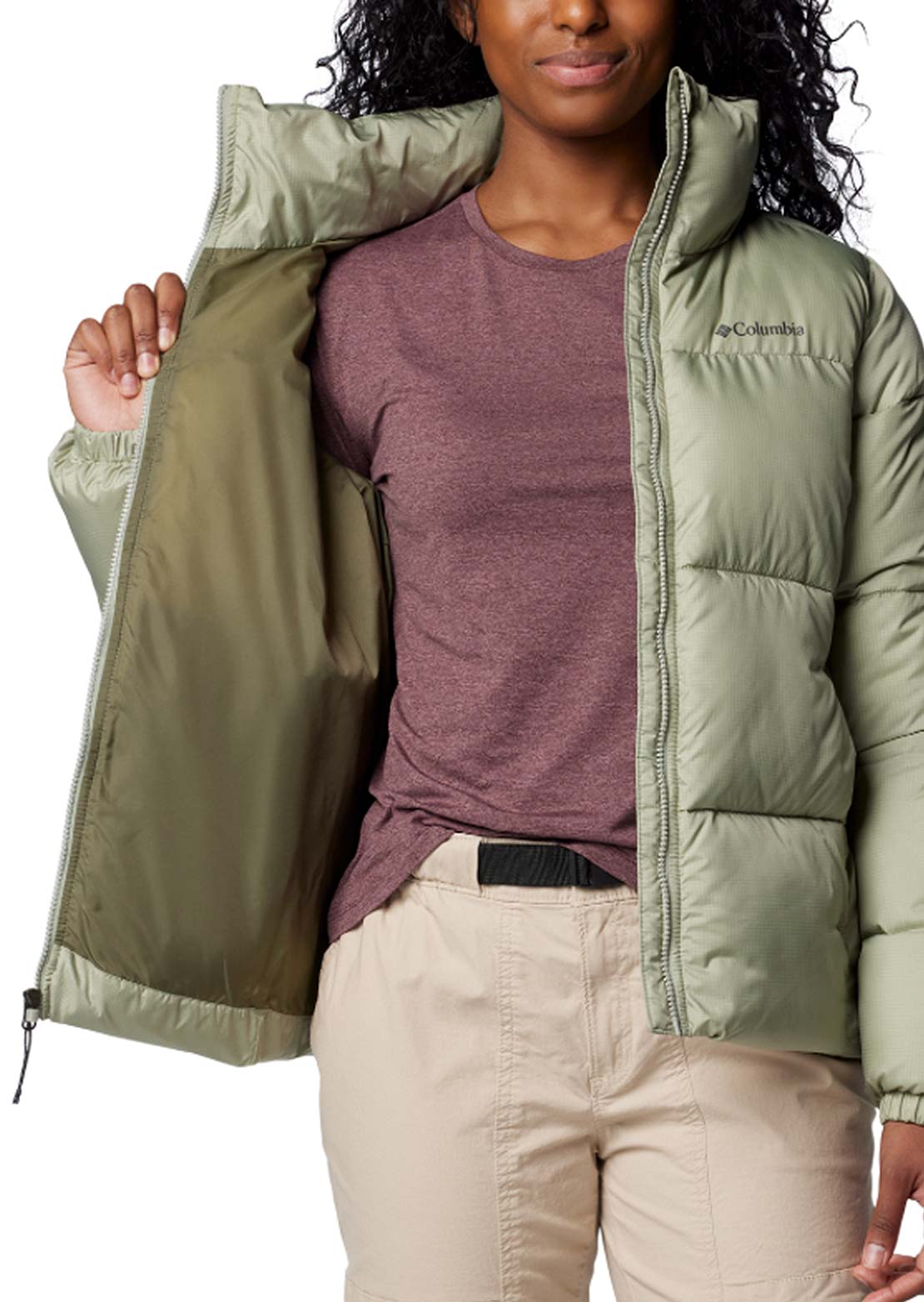 Columbia Women's Puffect II Full Zip Jacket Safari