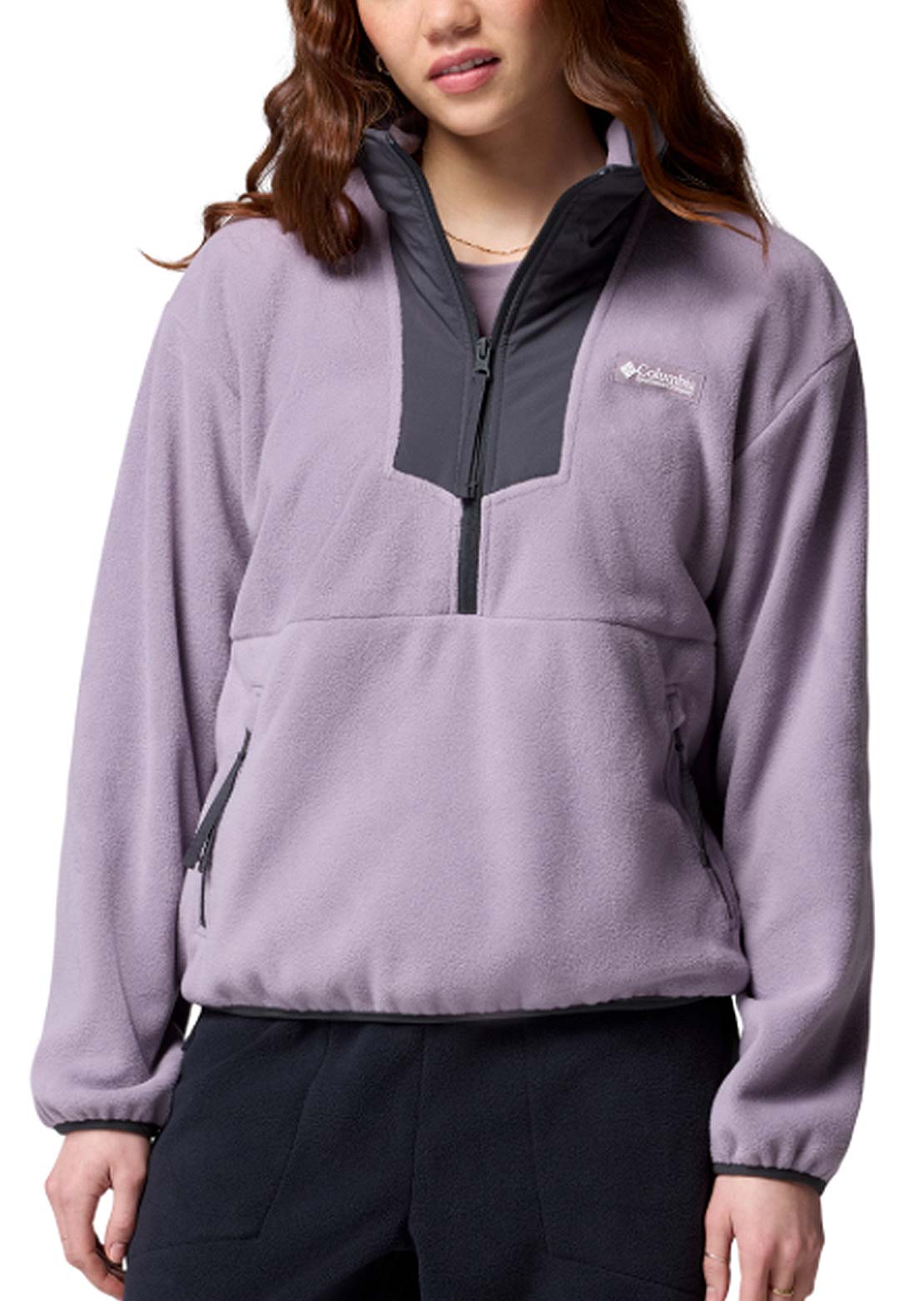 Columbia Women's Sequoia Grove 1/2 Zip Fleece Shale Purple