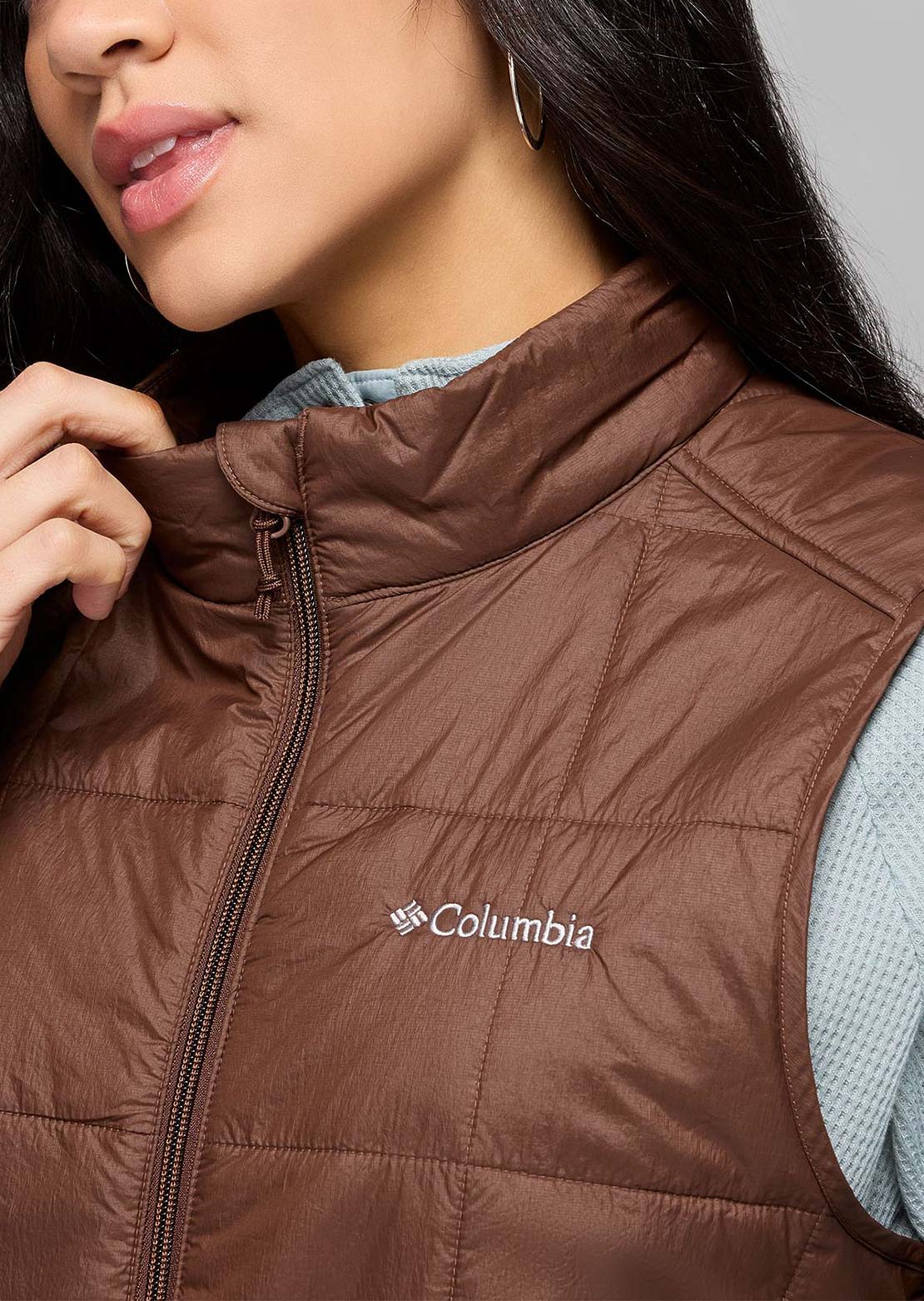 Columbia Women's Sienna Hill Quilted Vest Tobacco