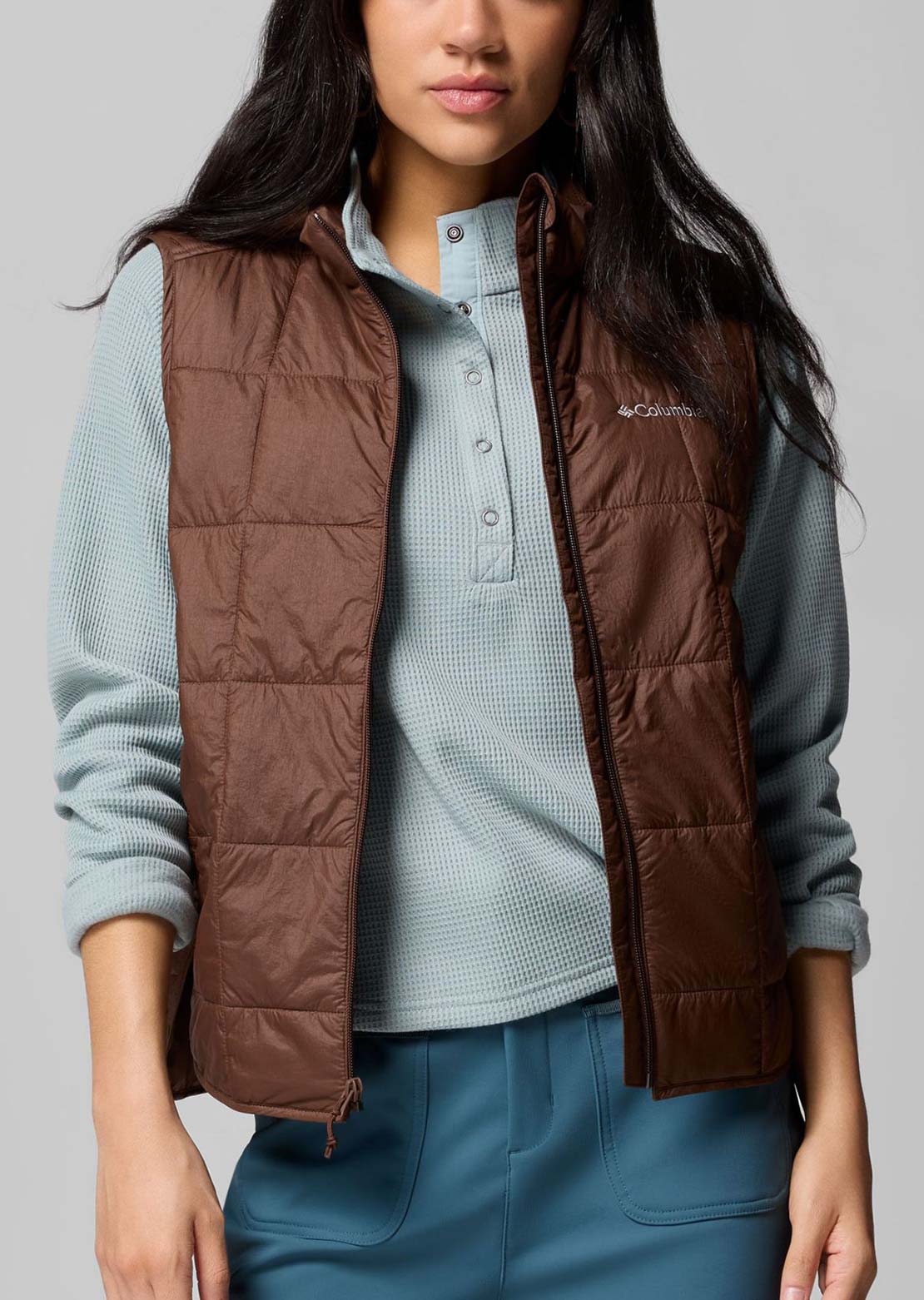 Columbia Women's Sienna Hill Quilted Vest Tobacco