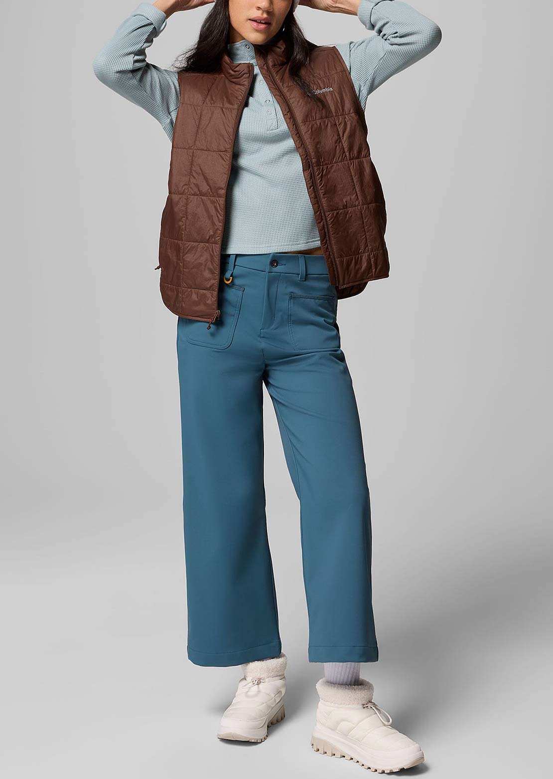 Columbia Women's Sienna Hill Quilted Vest Tobacco