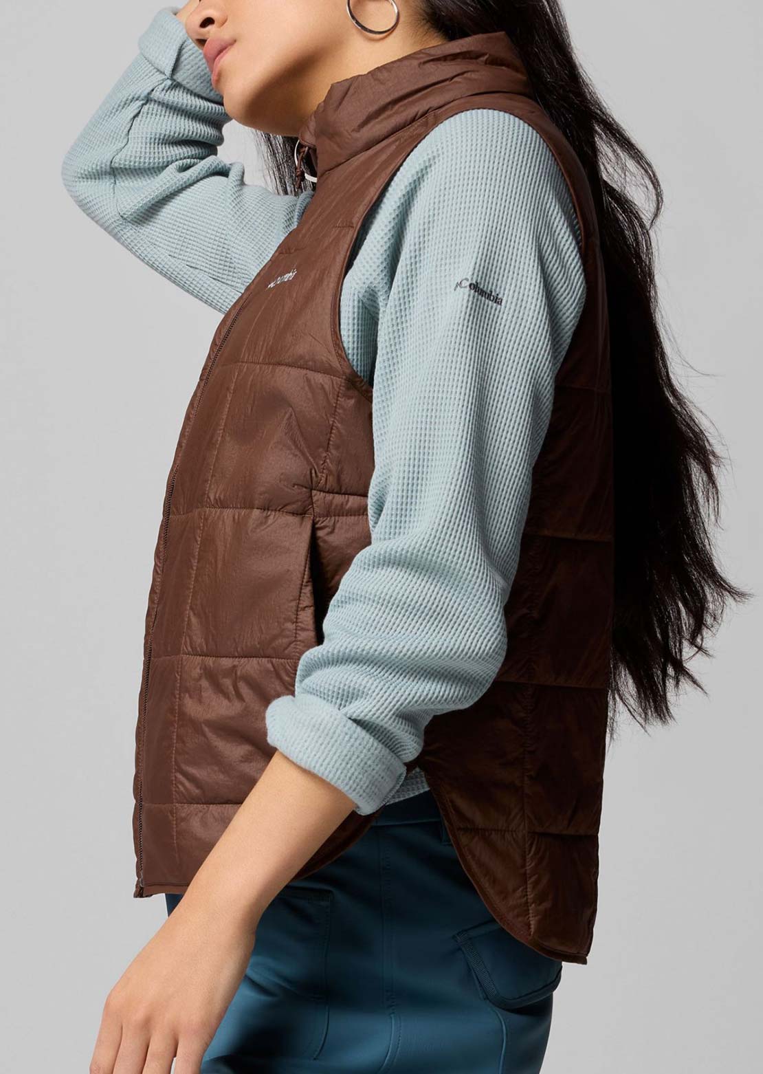 Columbia Women's Sienna Hill Quilted Vest Tobacco