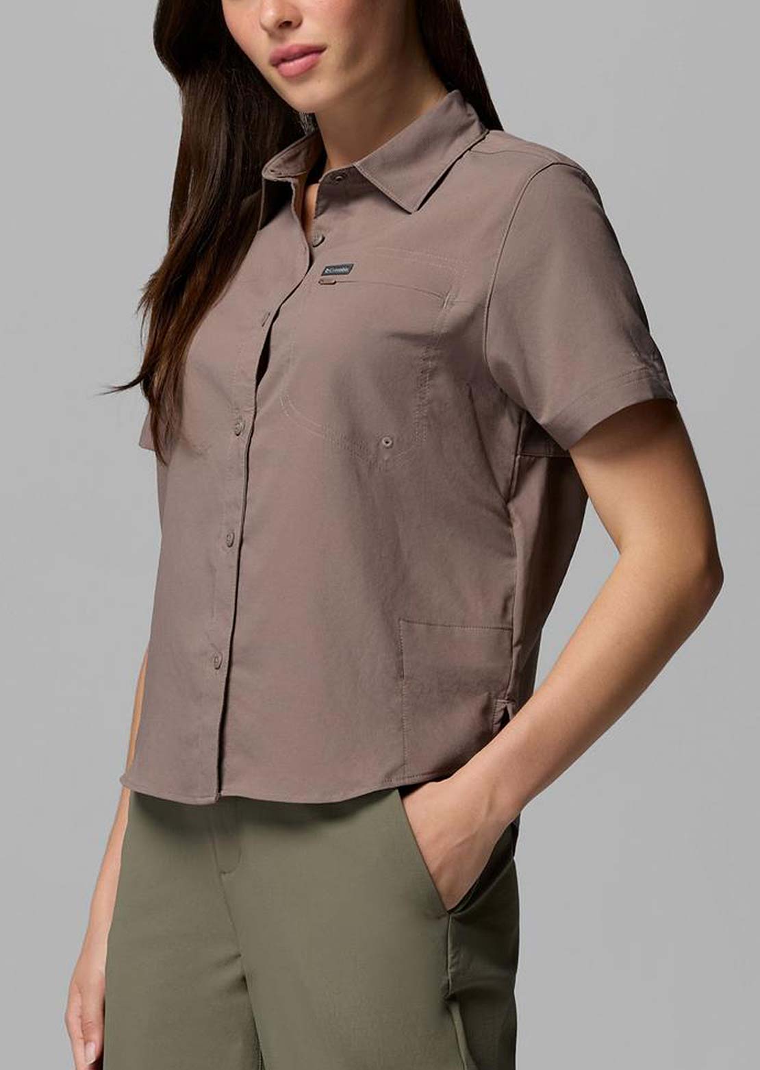 Columbia Women's Silver Ridge Utility II Button Up Shirt Iron