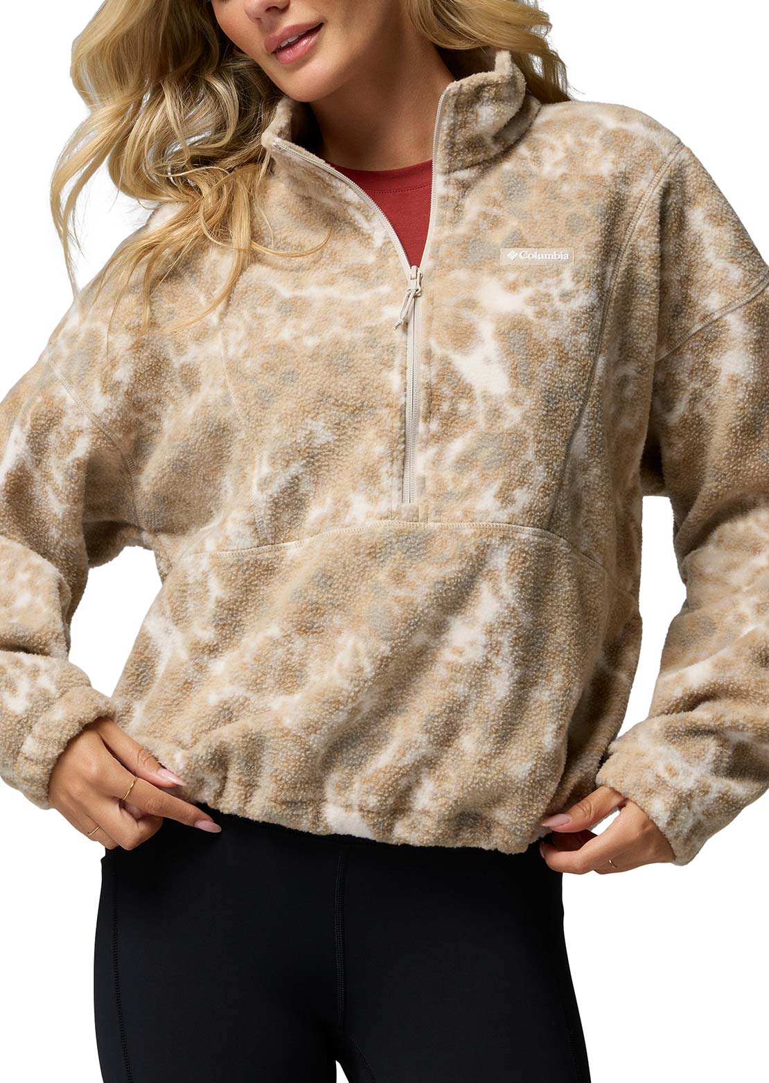 Columbia Femmes Timber Meadow MTR Printed Half Zip Molleton