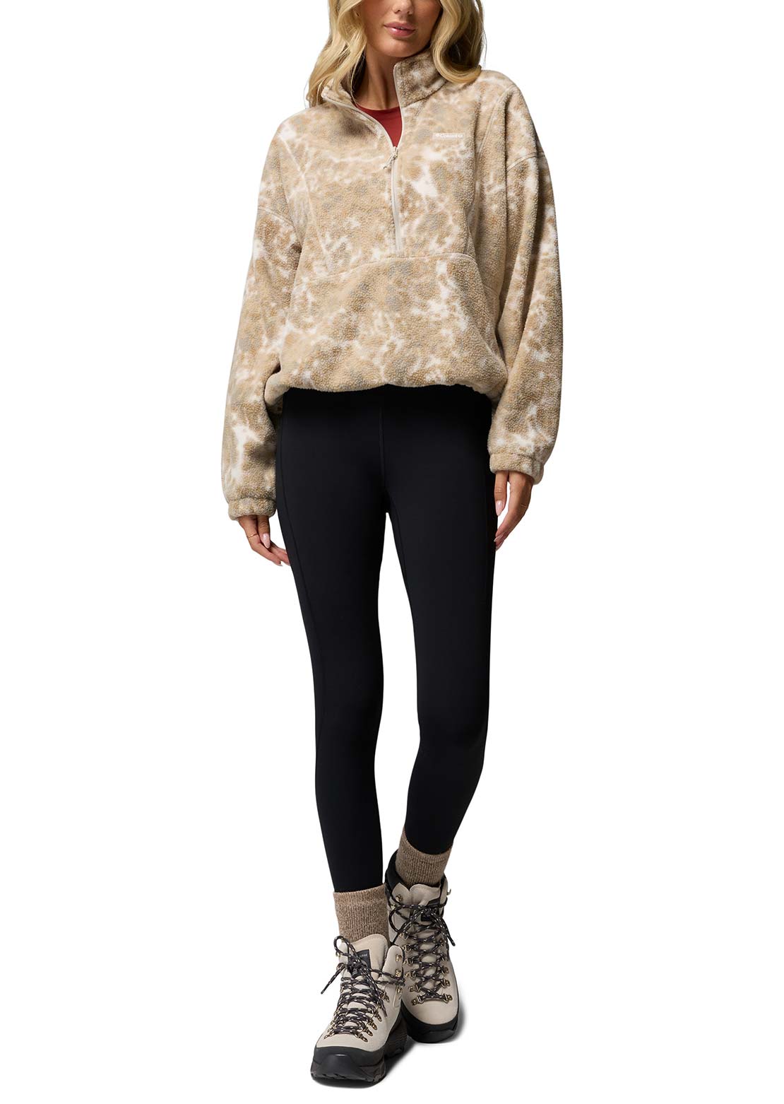 Columbia Femmes Timber Meadow MTR Printed Half Zip Molleton
